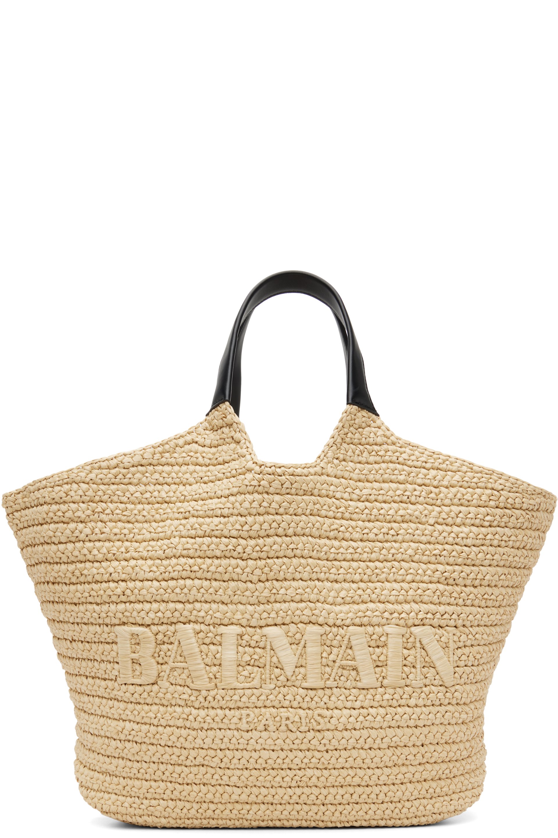Balmain - 驼色 BALMAIN Crochet 托特包