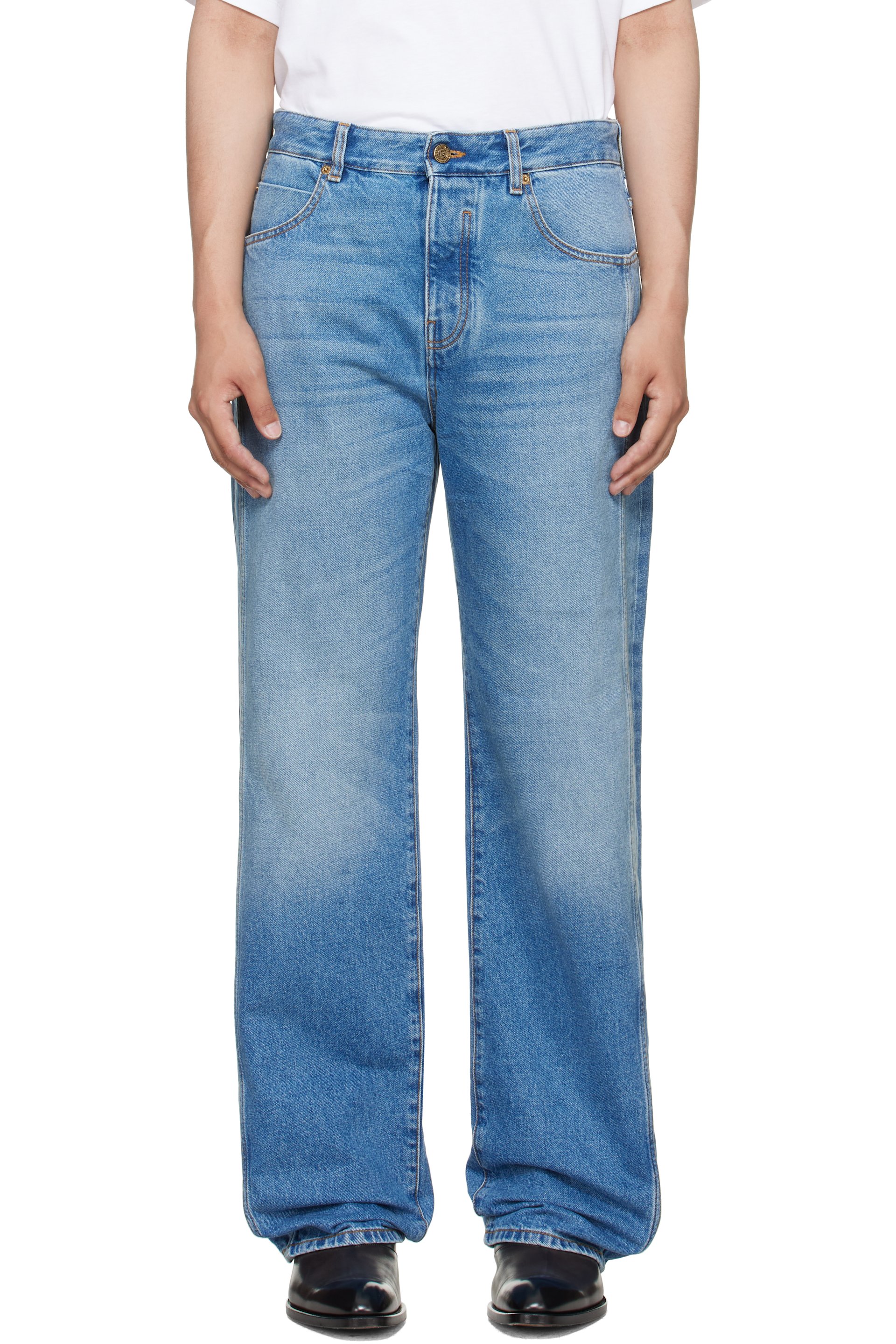 Balmain - Jean décontracté bleu
