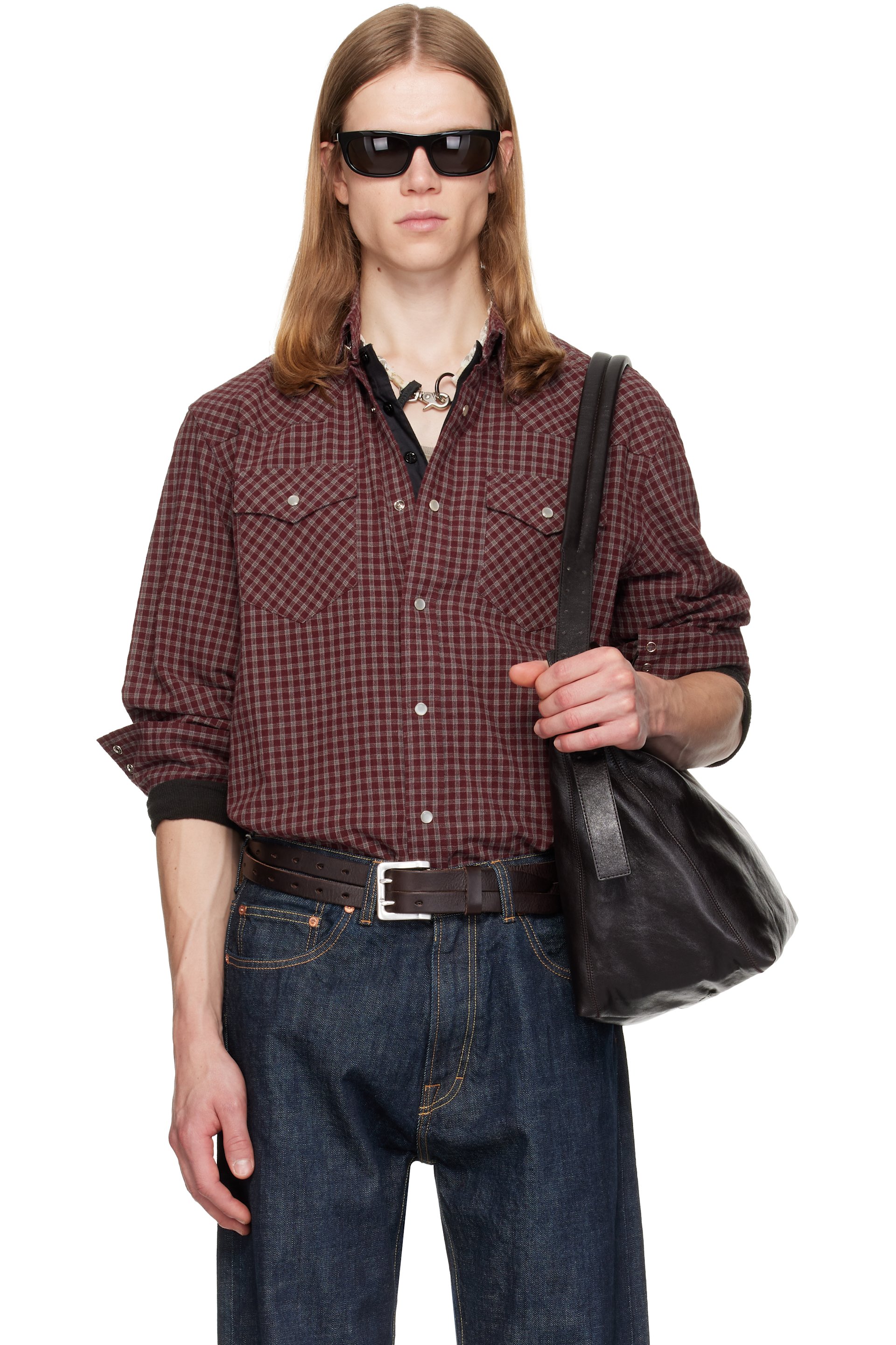 TONYWACK - Red Check Western Shirt