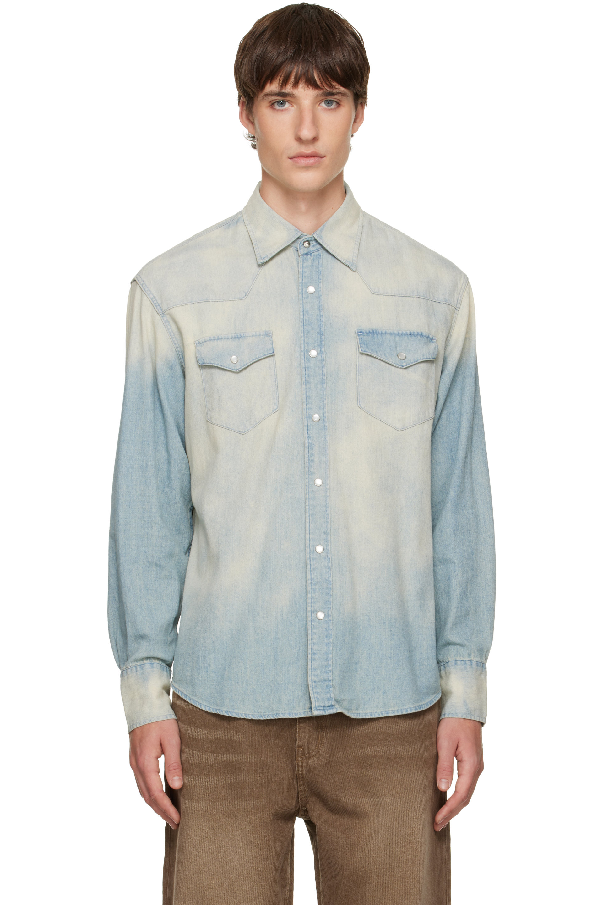 TONYWACK - Blue Western Denim Shirt