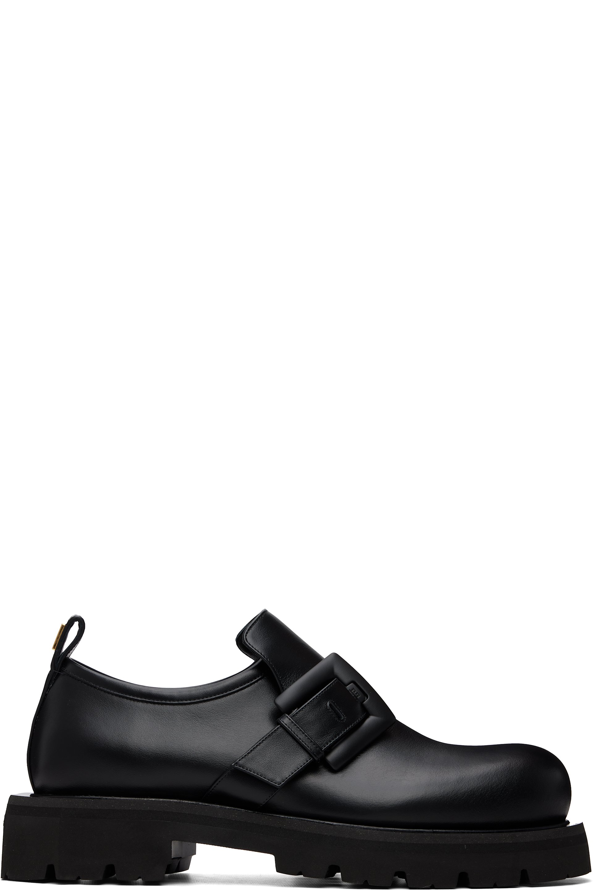 BALMAIN - Black Anthem Loafers