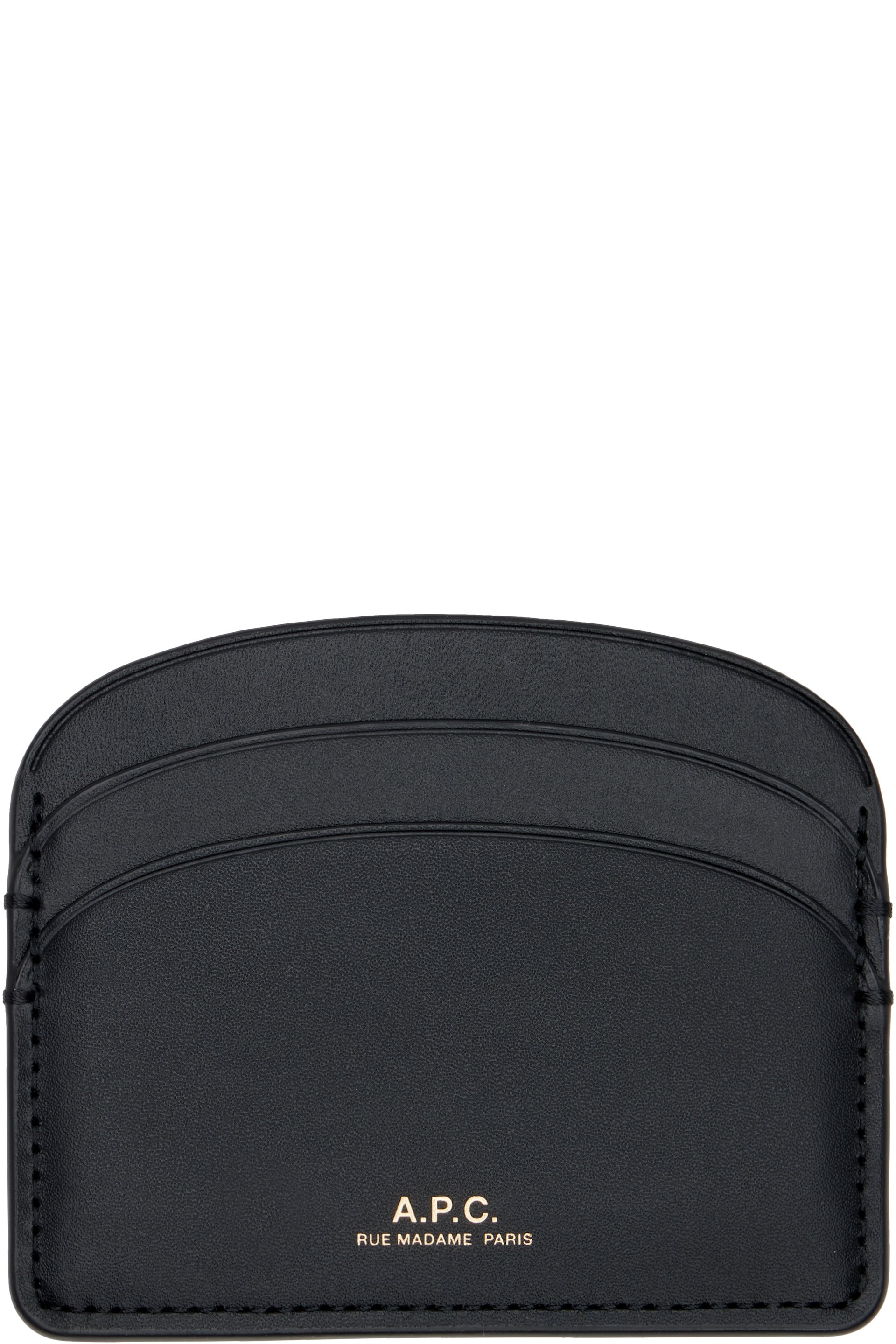 A.P.C. - Porte-carte Demi-lune noir