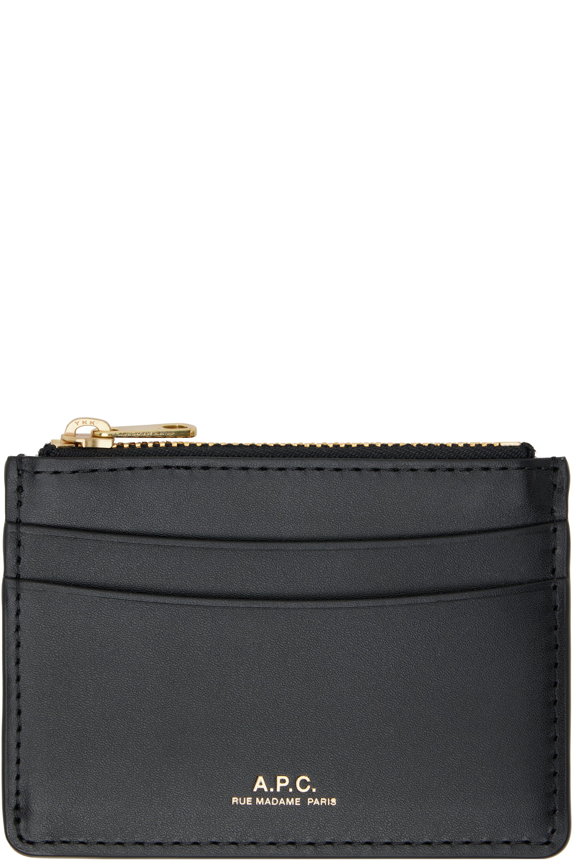 A.P.C. - Black Paris Card Holder