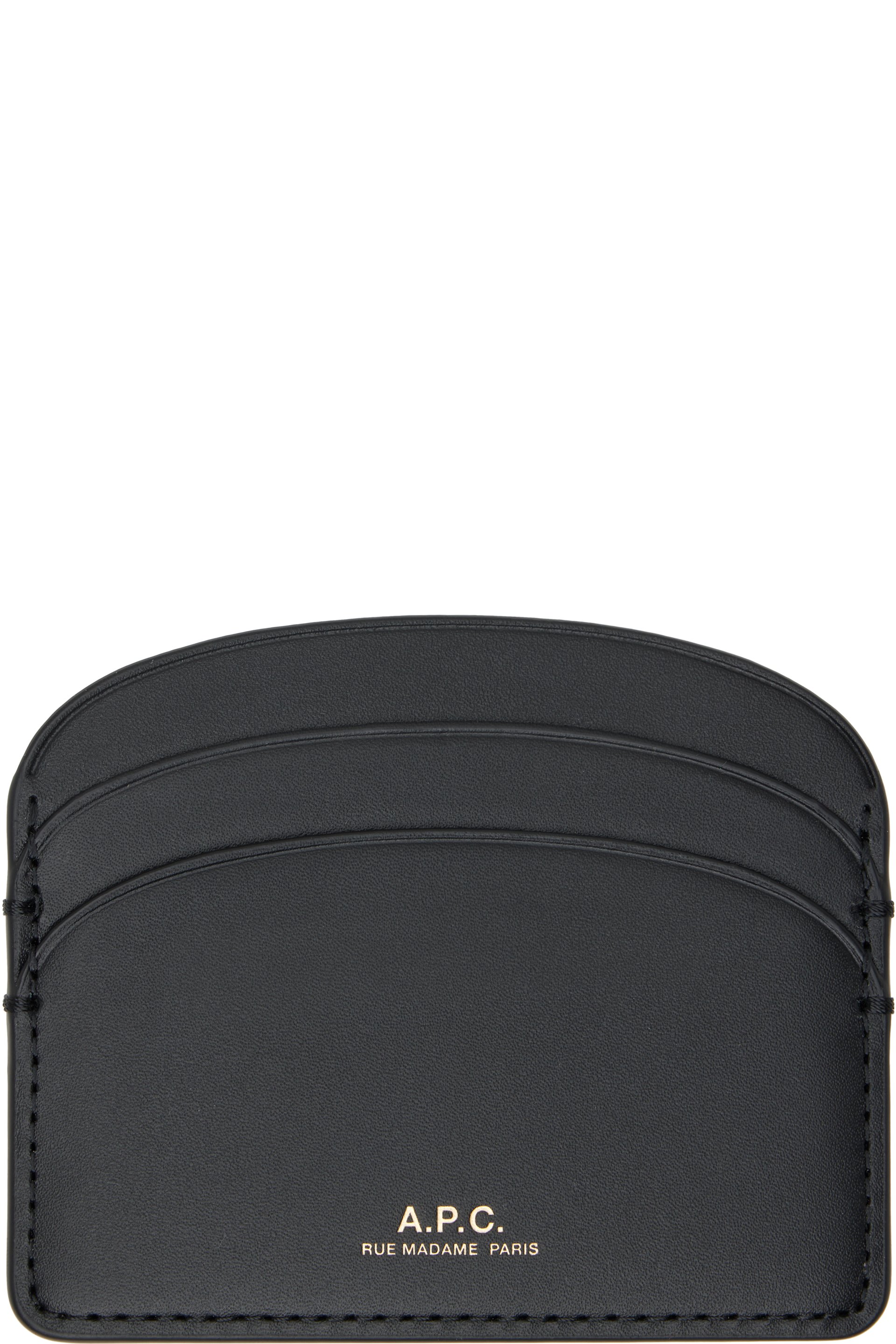 A.P.C. - Black Demi-Lune Card Holder