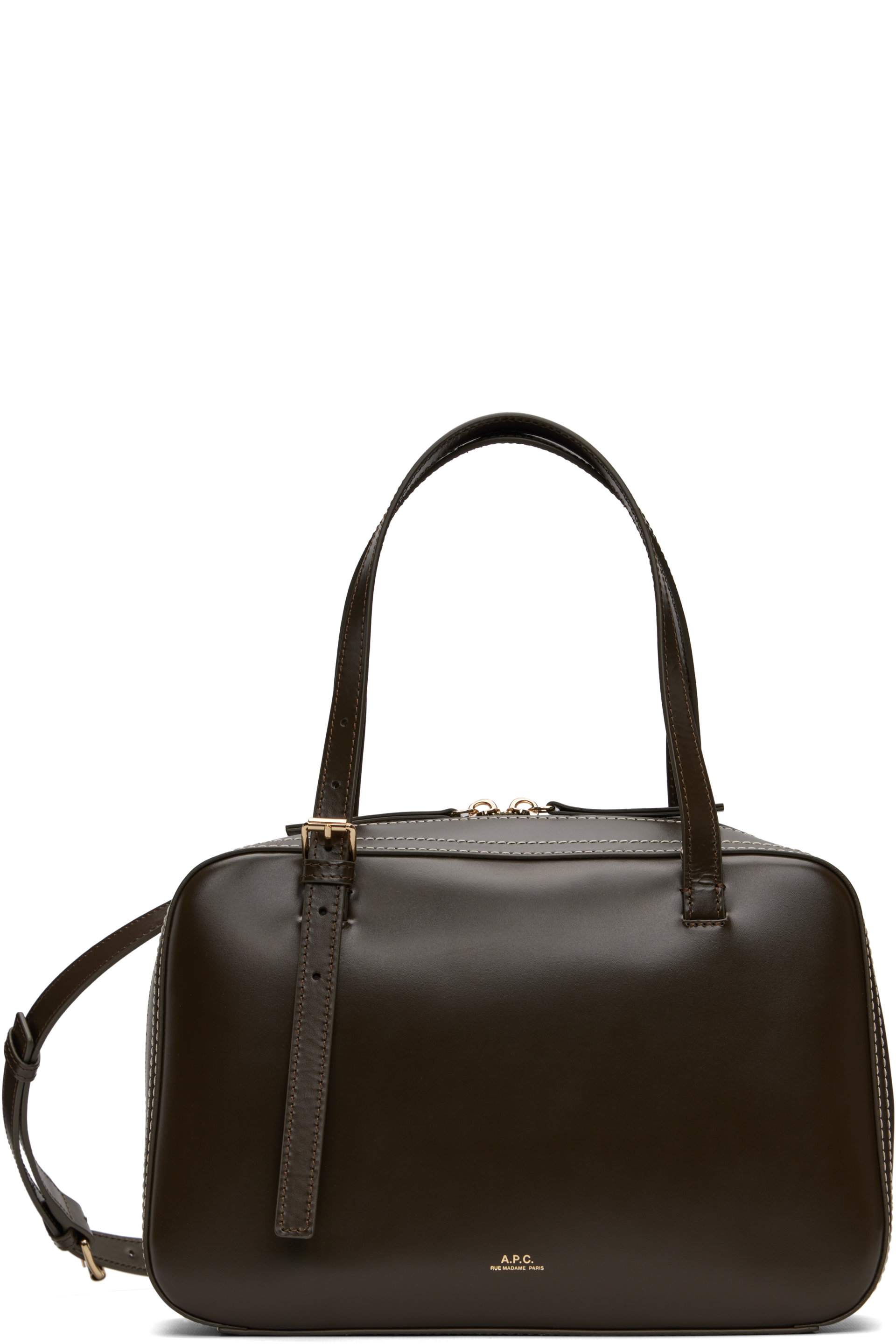 A.P.C. - Sac rigide Virginie kaki