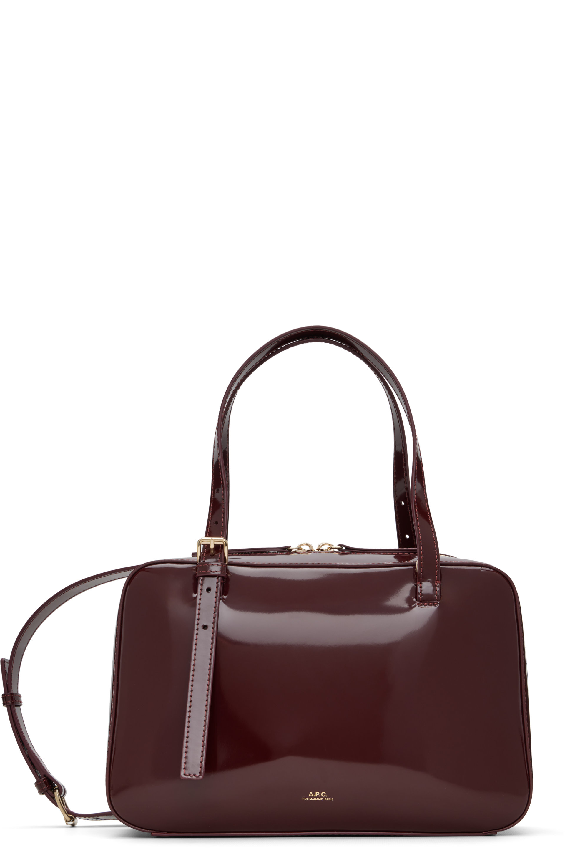 A.P.C. - Sac rigide Virginie bourgogne