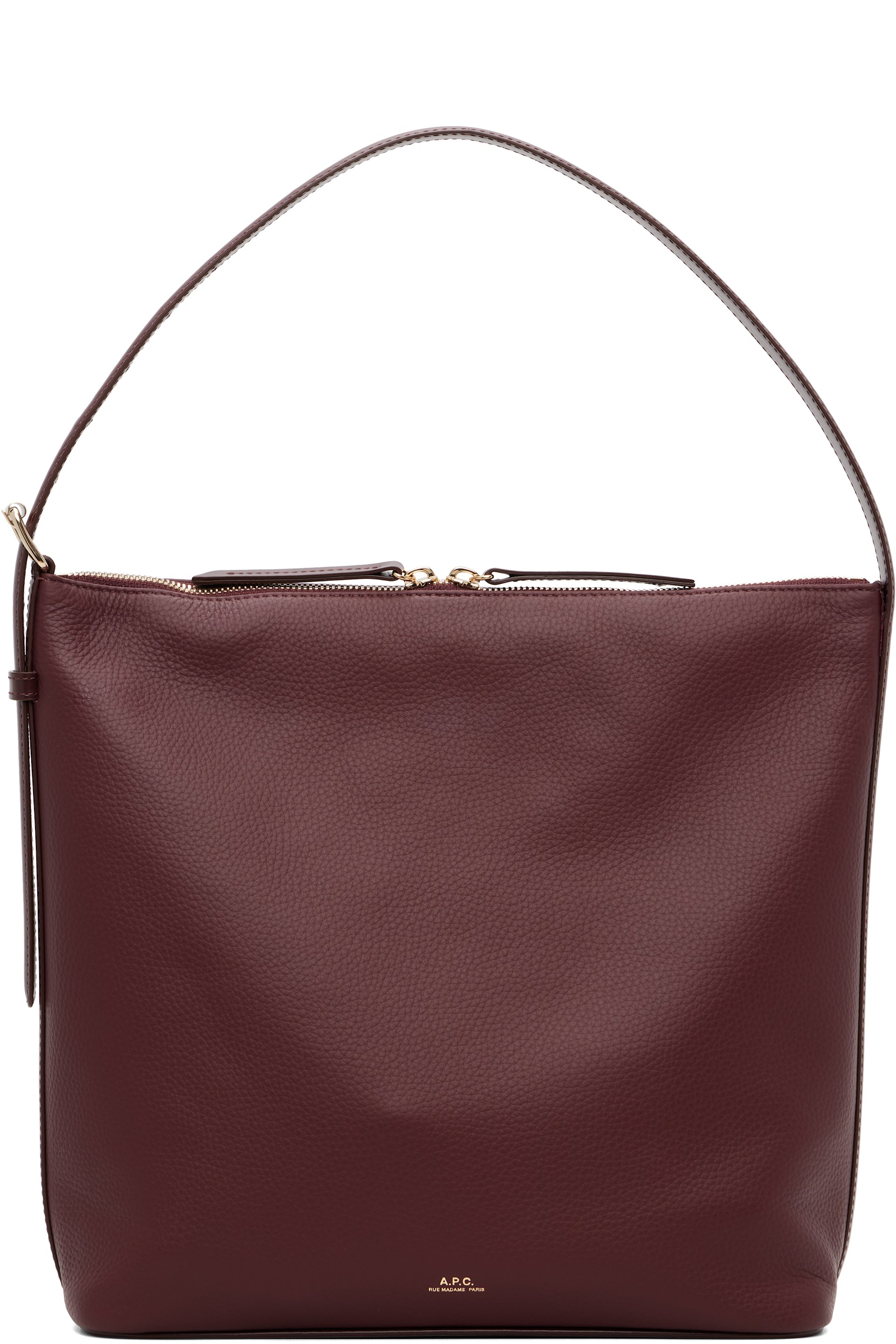 A.P.C. - Burgundy Vera Shoulder Bag
