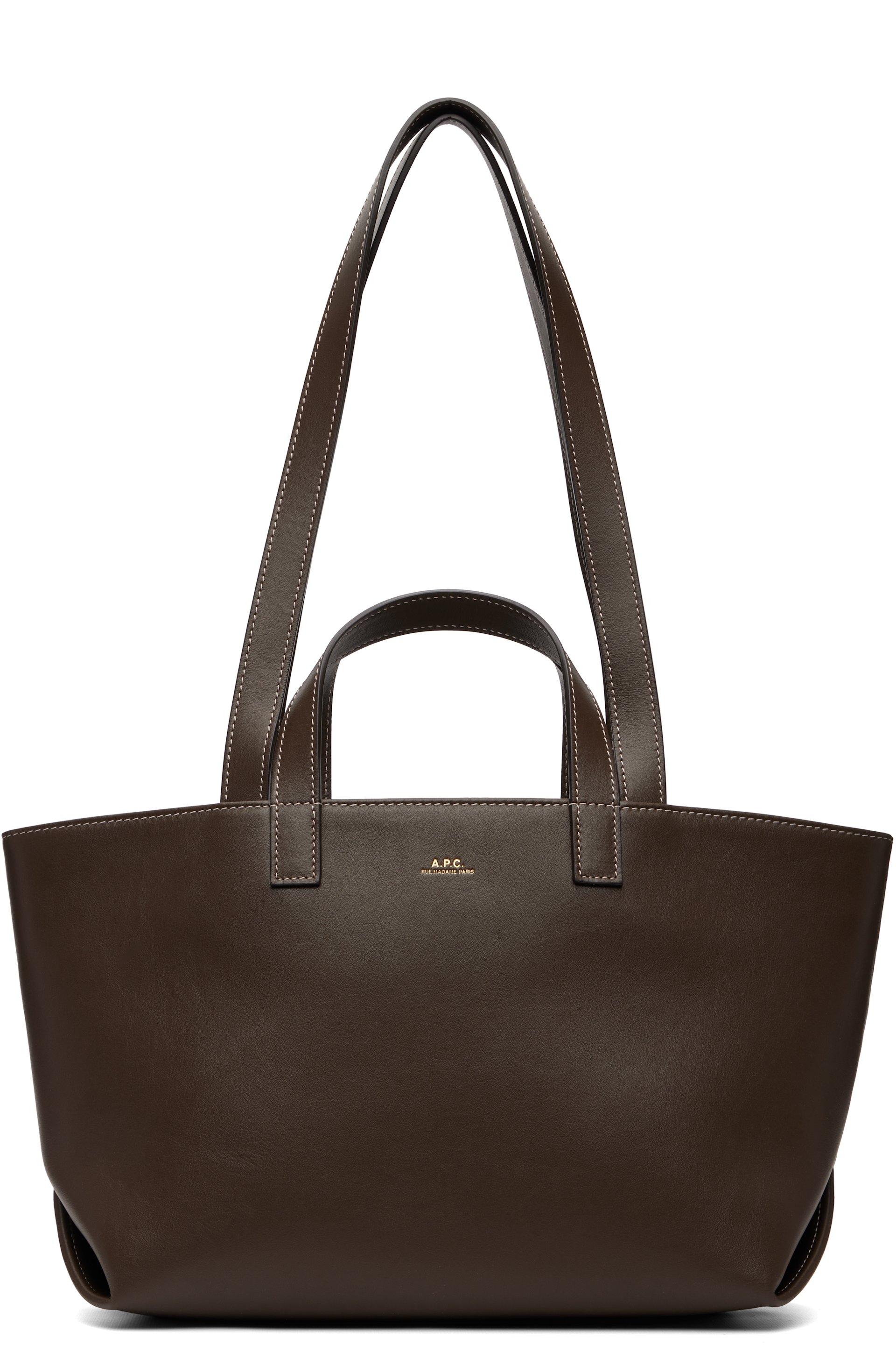 A.P.C. - Brown Drummer Small Tote