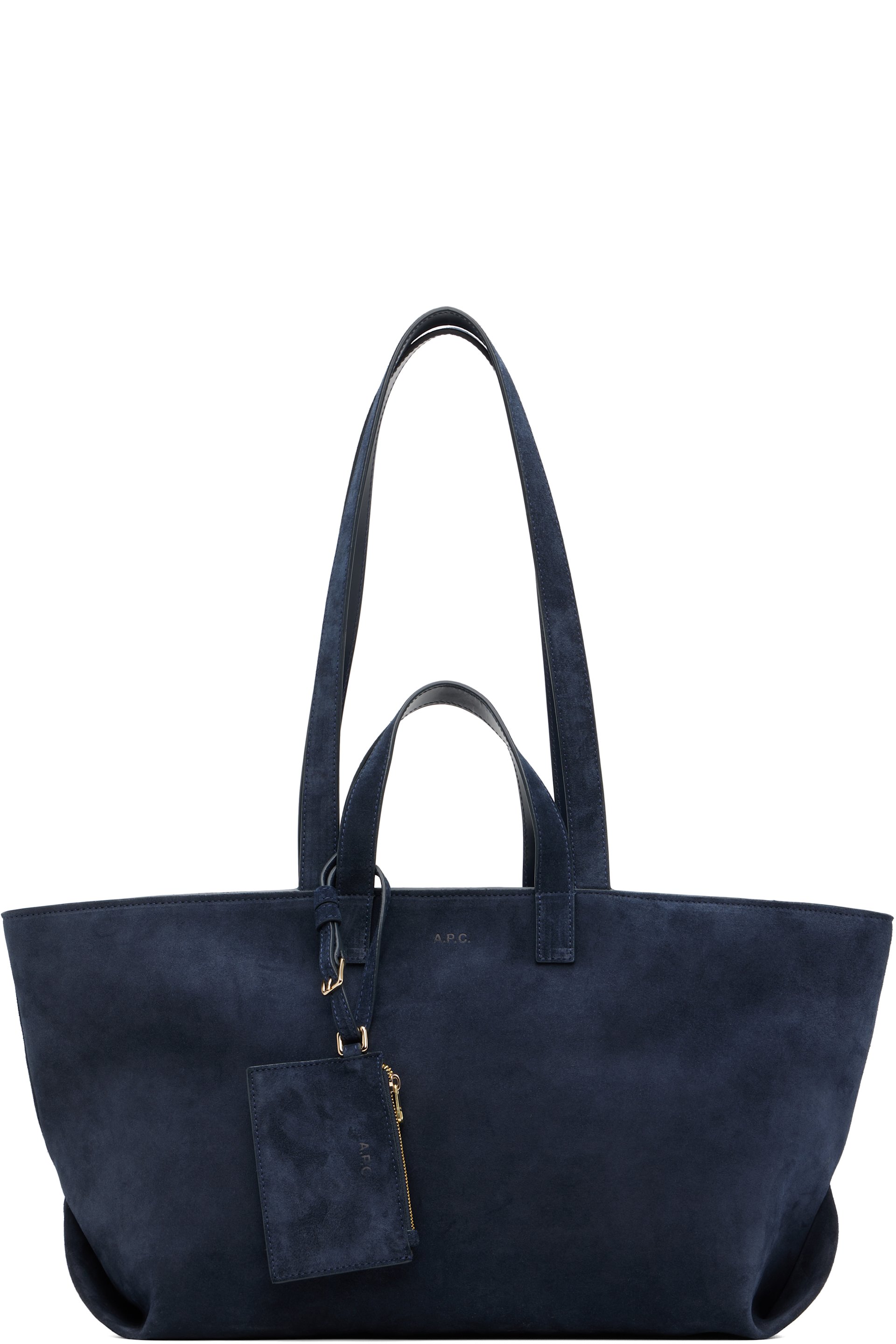 A.P.C. - Navy 'Le Drummer' Tote