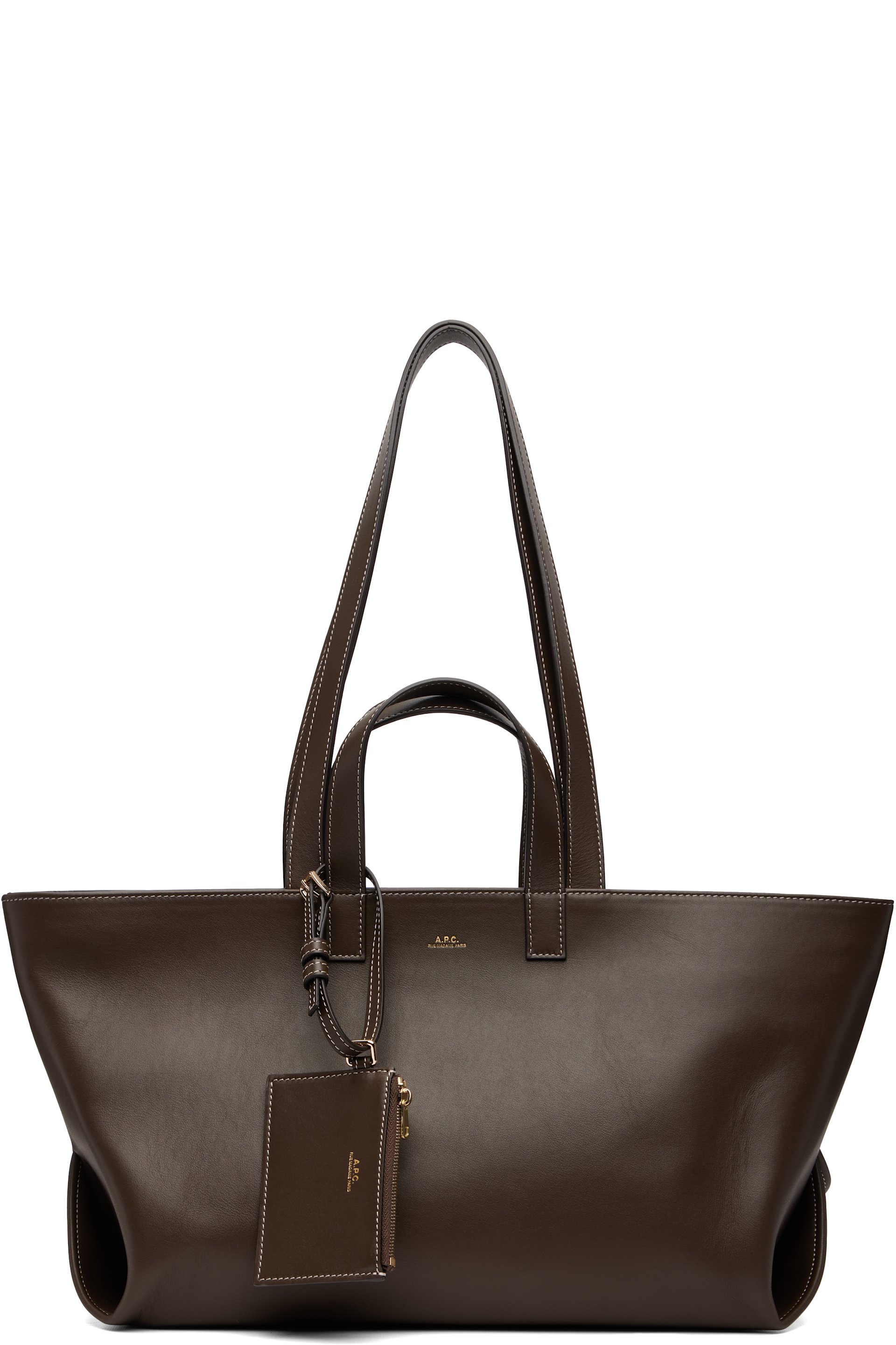 A.P.C. - Brown 'Le Drummer' Tote