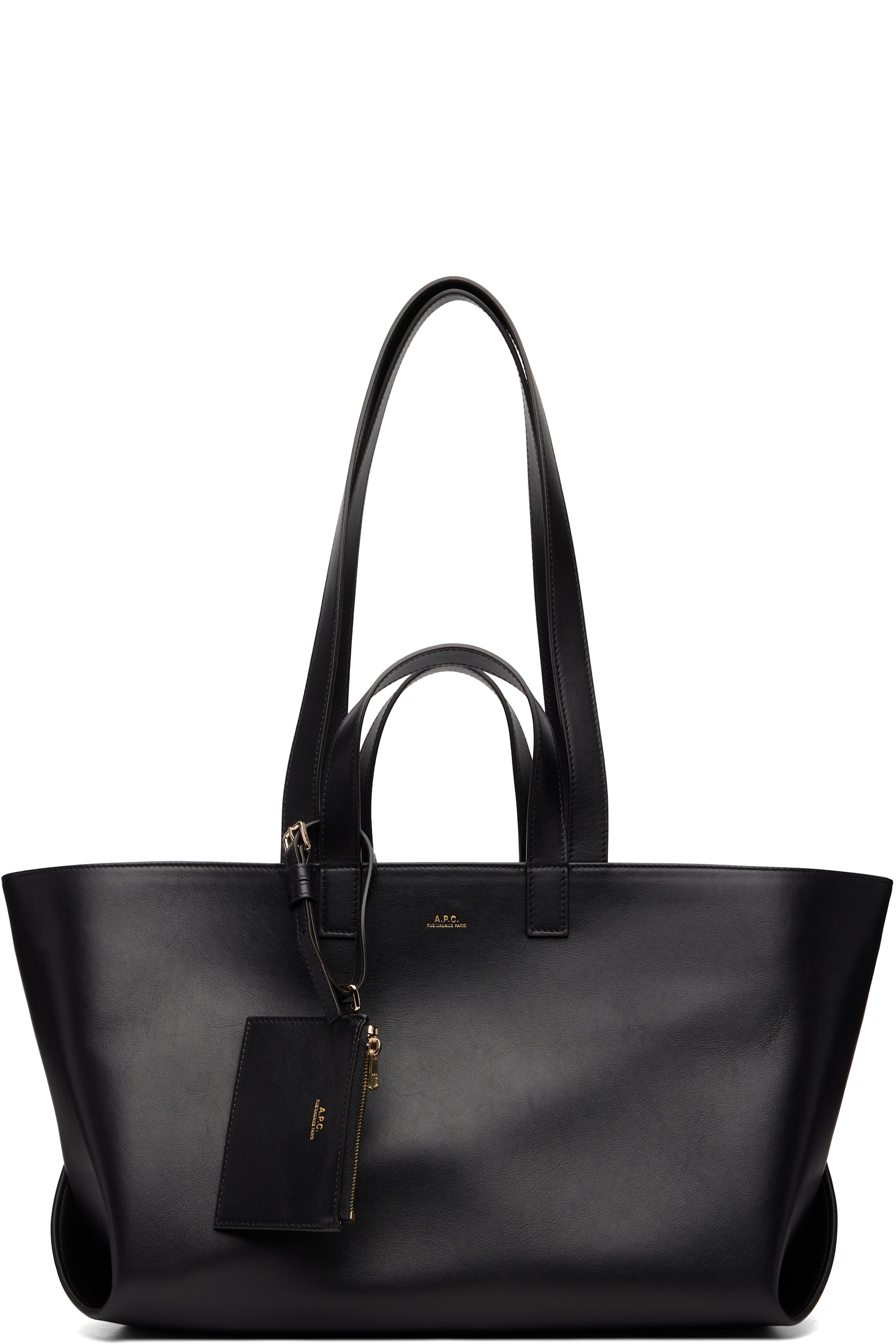 A.P.C. - Black 'Le Drummer' Tote