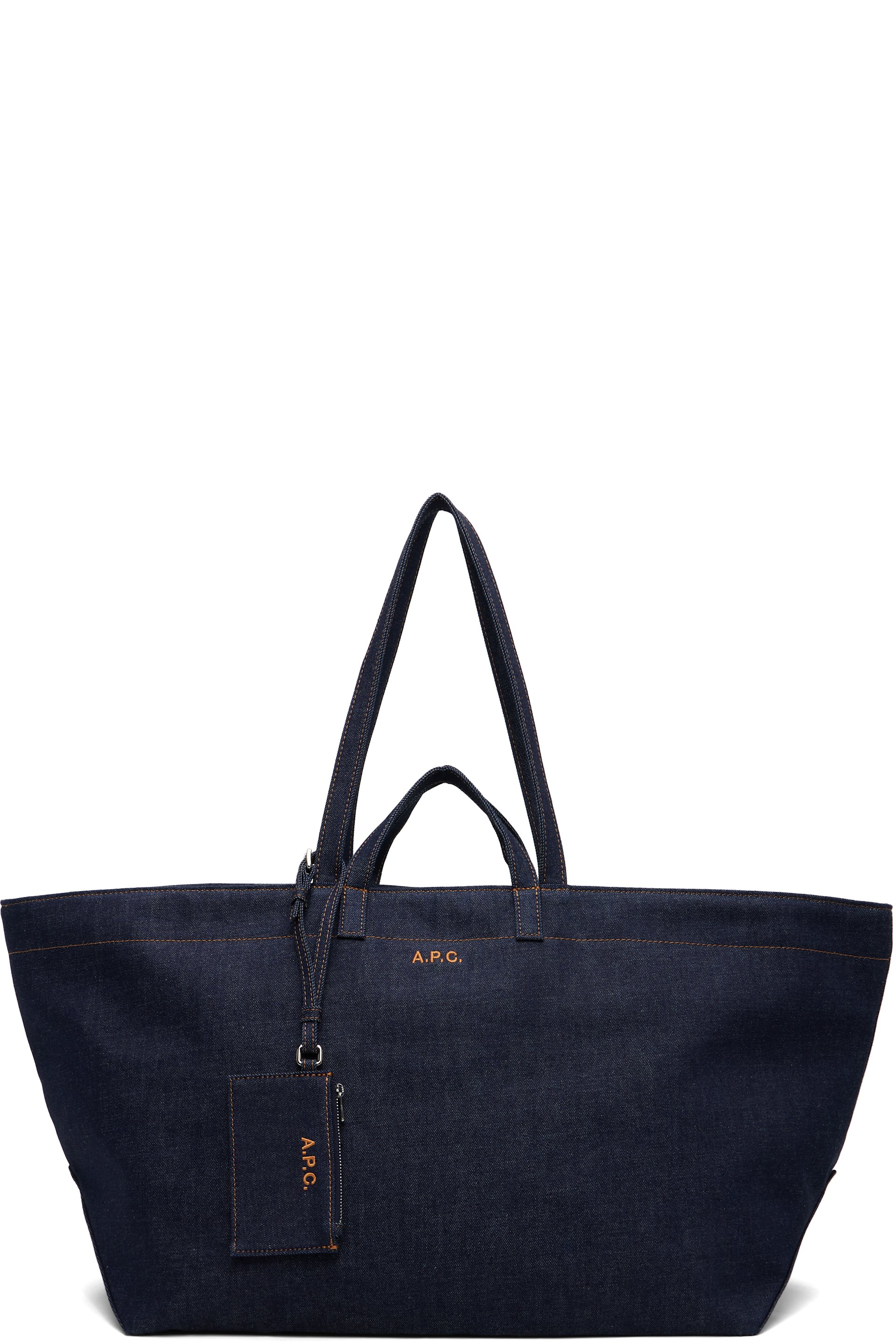 A.P.C. - Blue Drummer Toile Tote