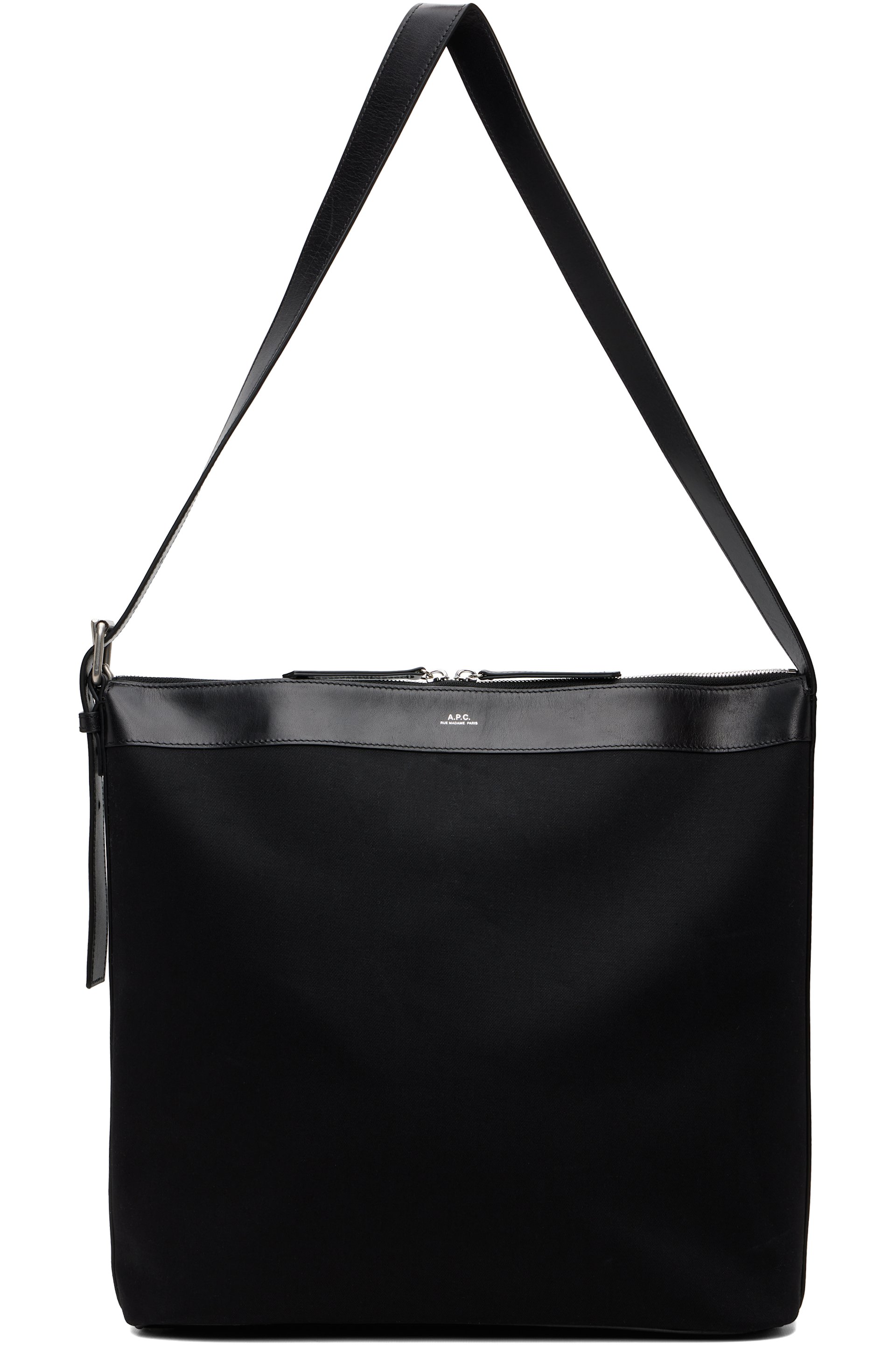 A.P.C. - Black Vera Maxi Biker Bag