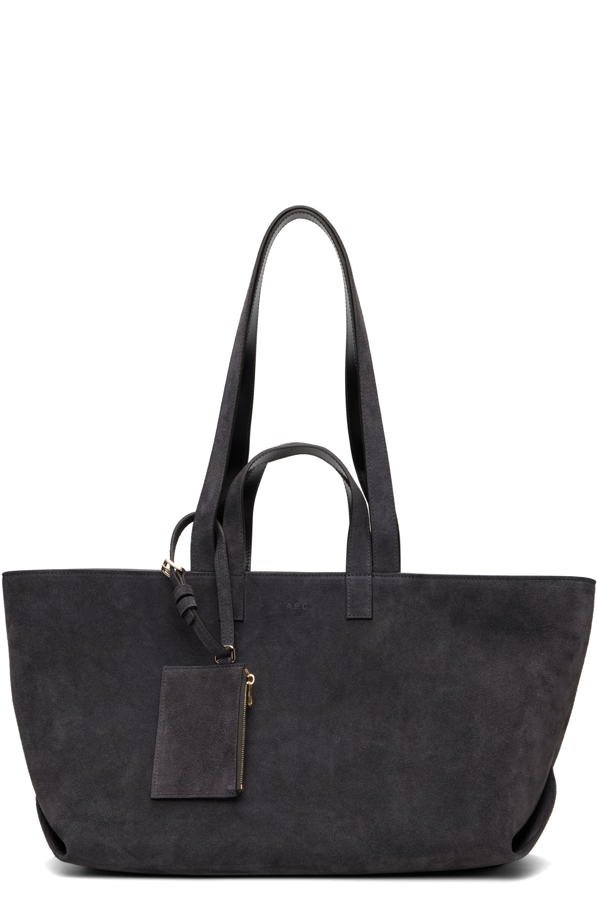 A.P.C. - Gray Drummer Tote