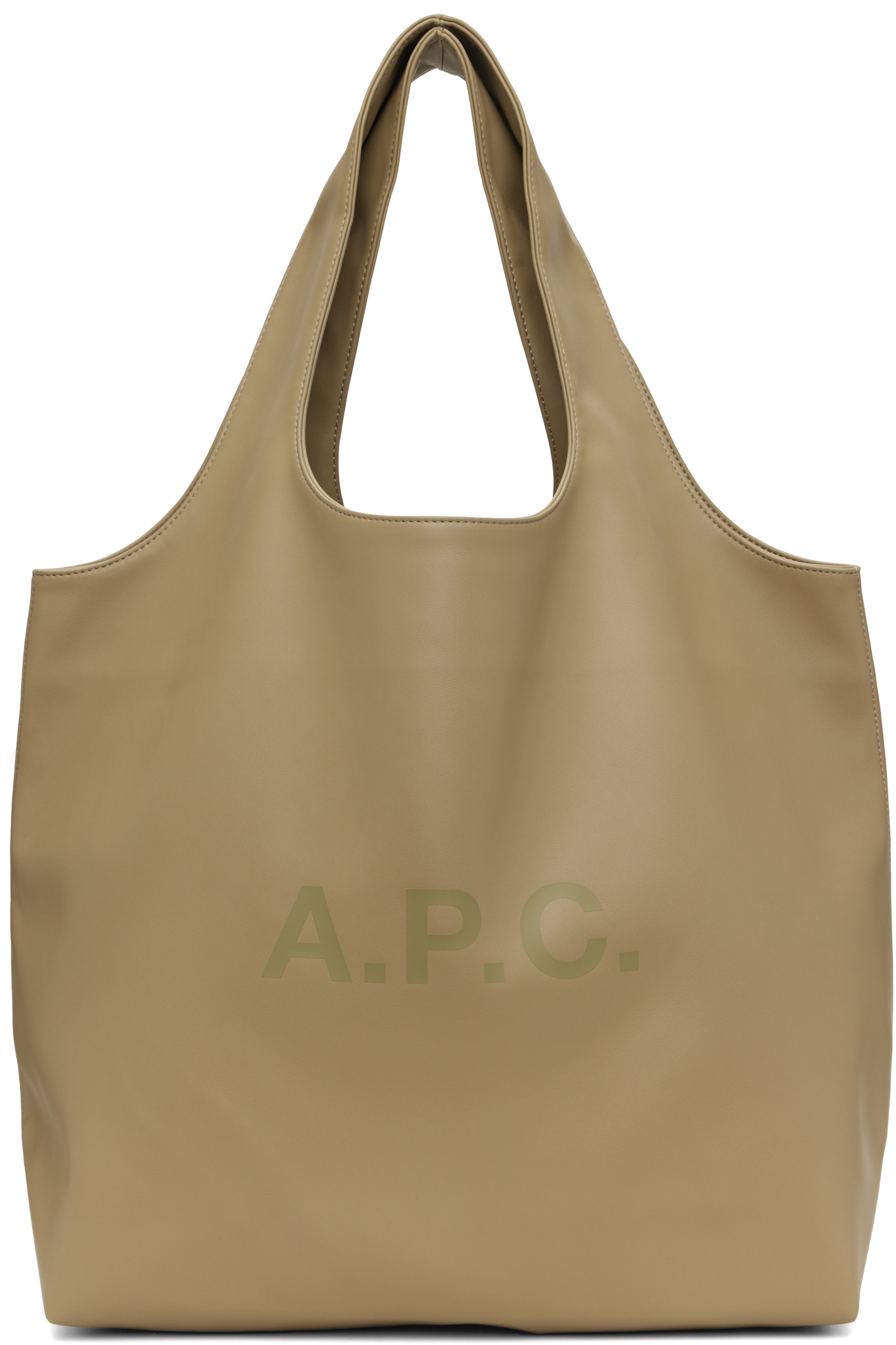 A.P.C. - 卡其色 Ninon 托特包