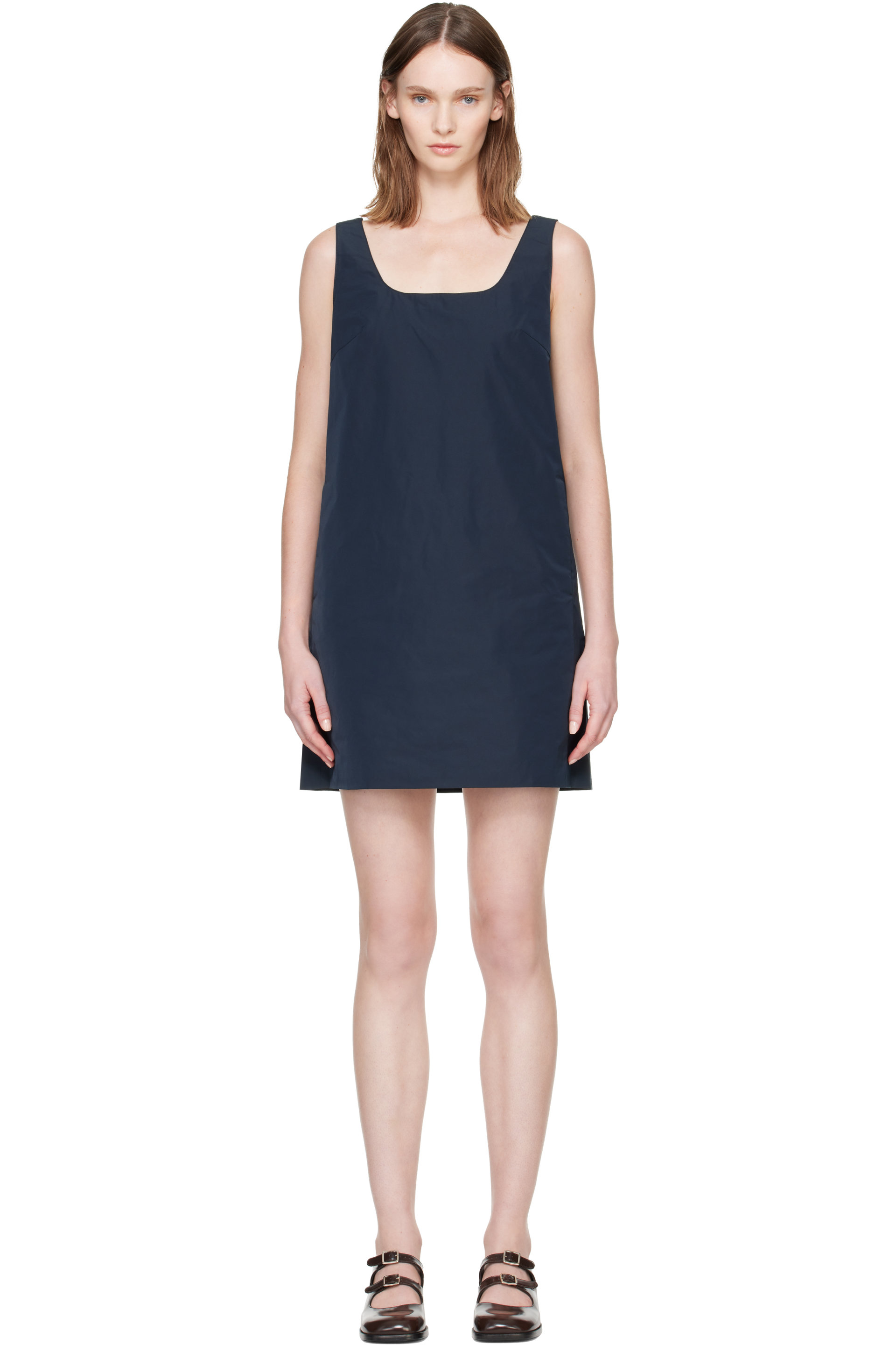 A.P.C. - Navy Jamina Minidress