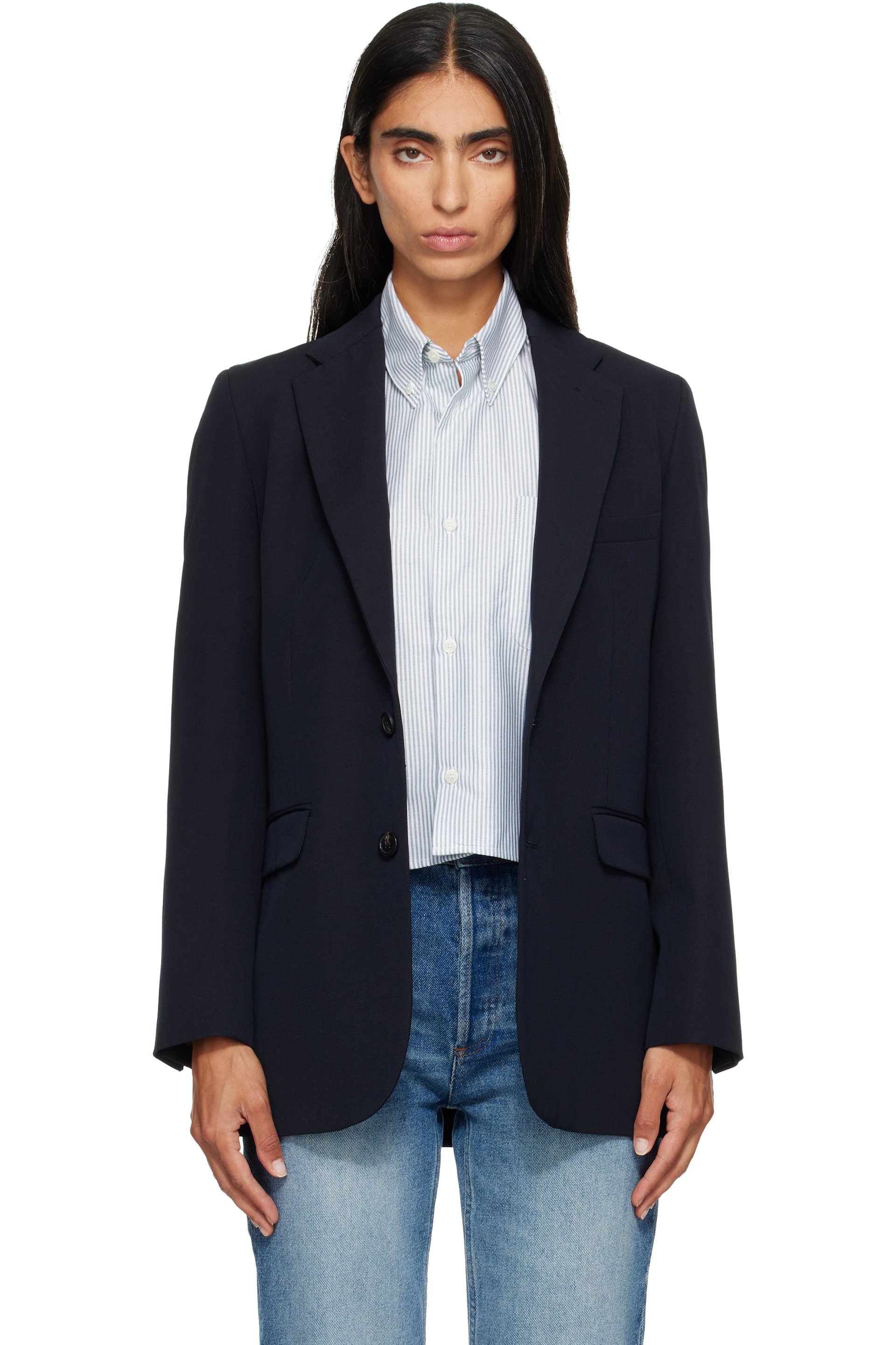 A.P.C. - Navy Annie Blazer