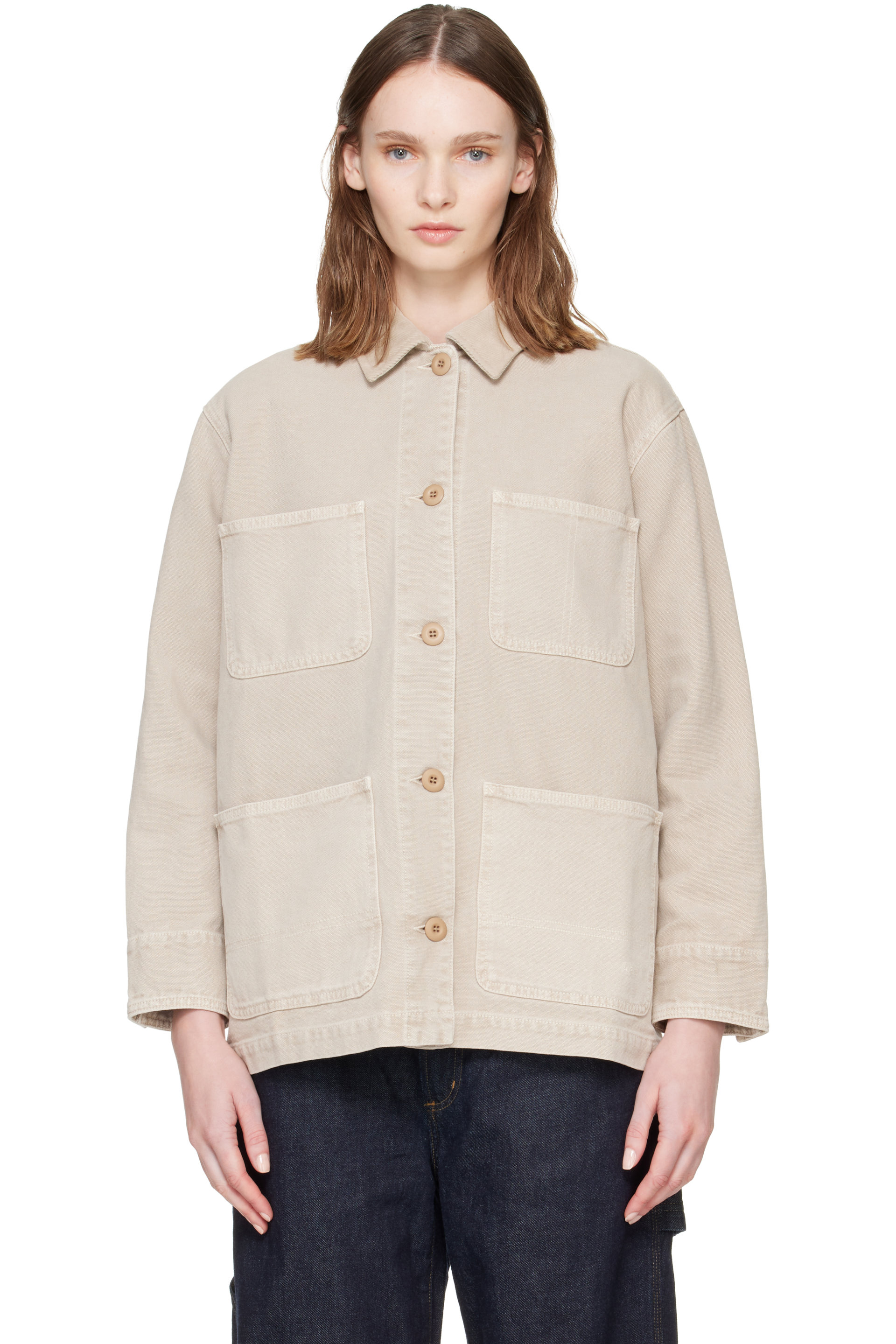 A.P.C. - Beige Mina Chore Jacket