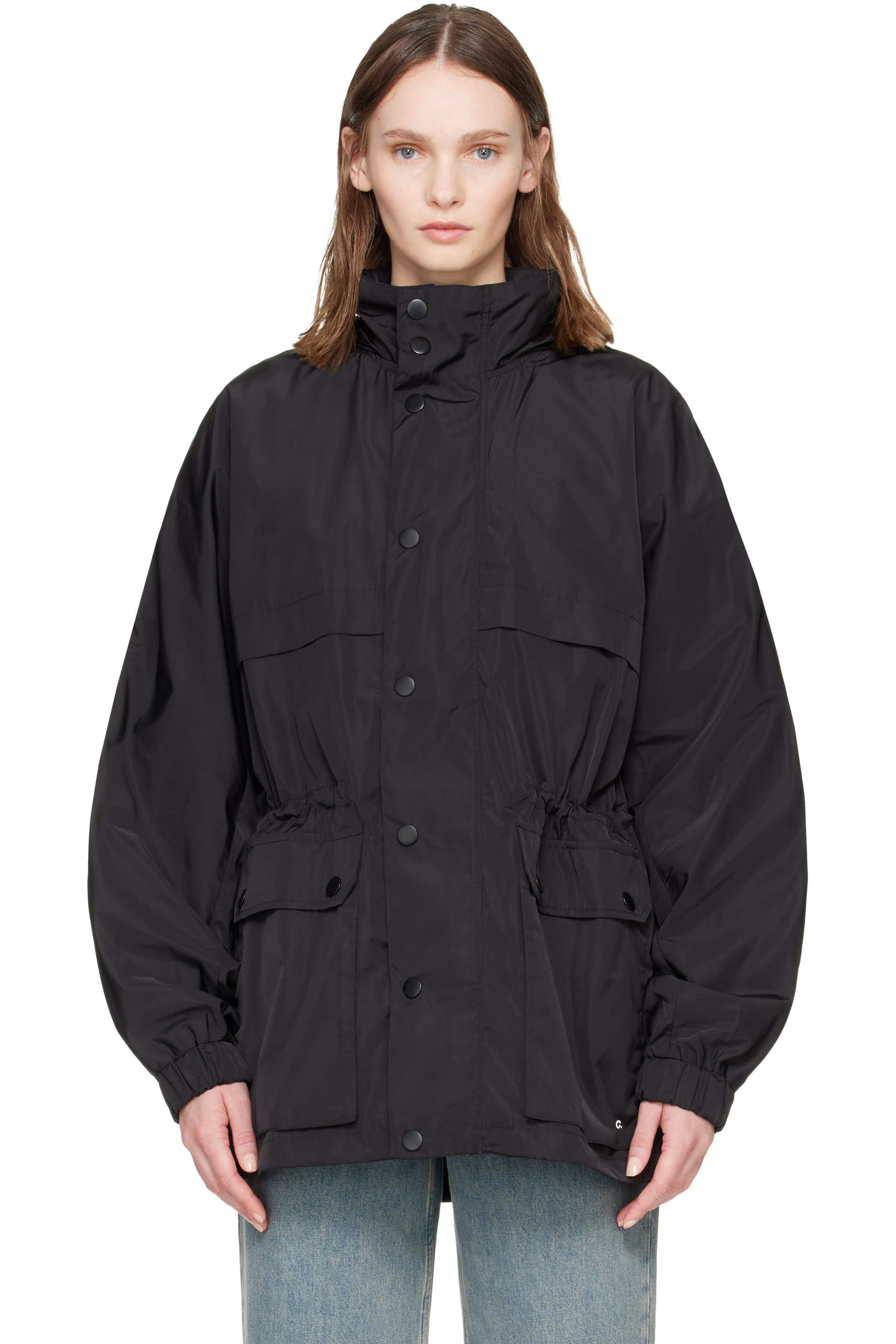 A.P.C. - Black Valery Windbreaker Parka Jacket