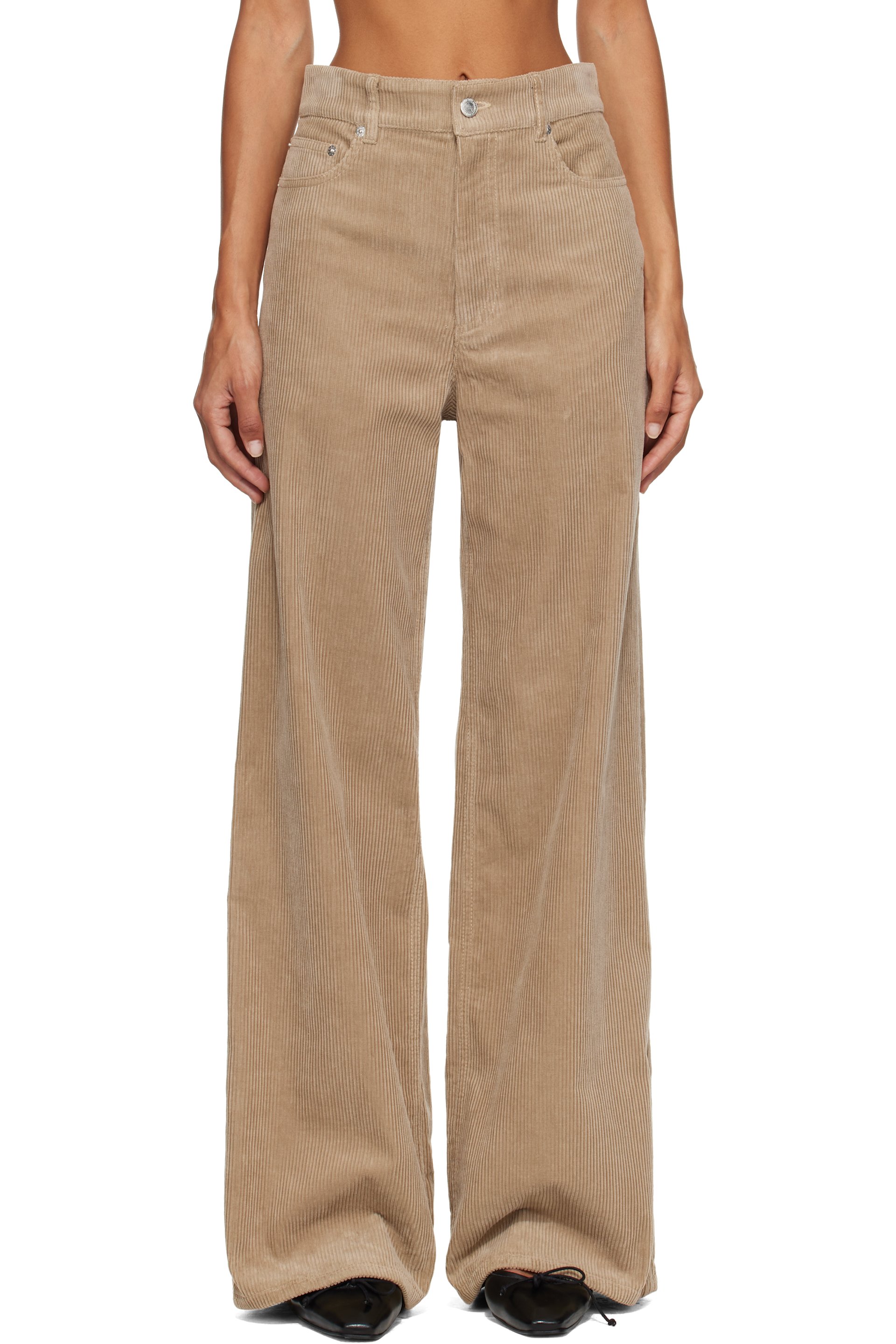 A.P.C. - Beige Clyde Trousers