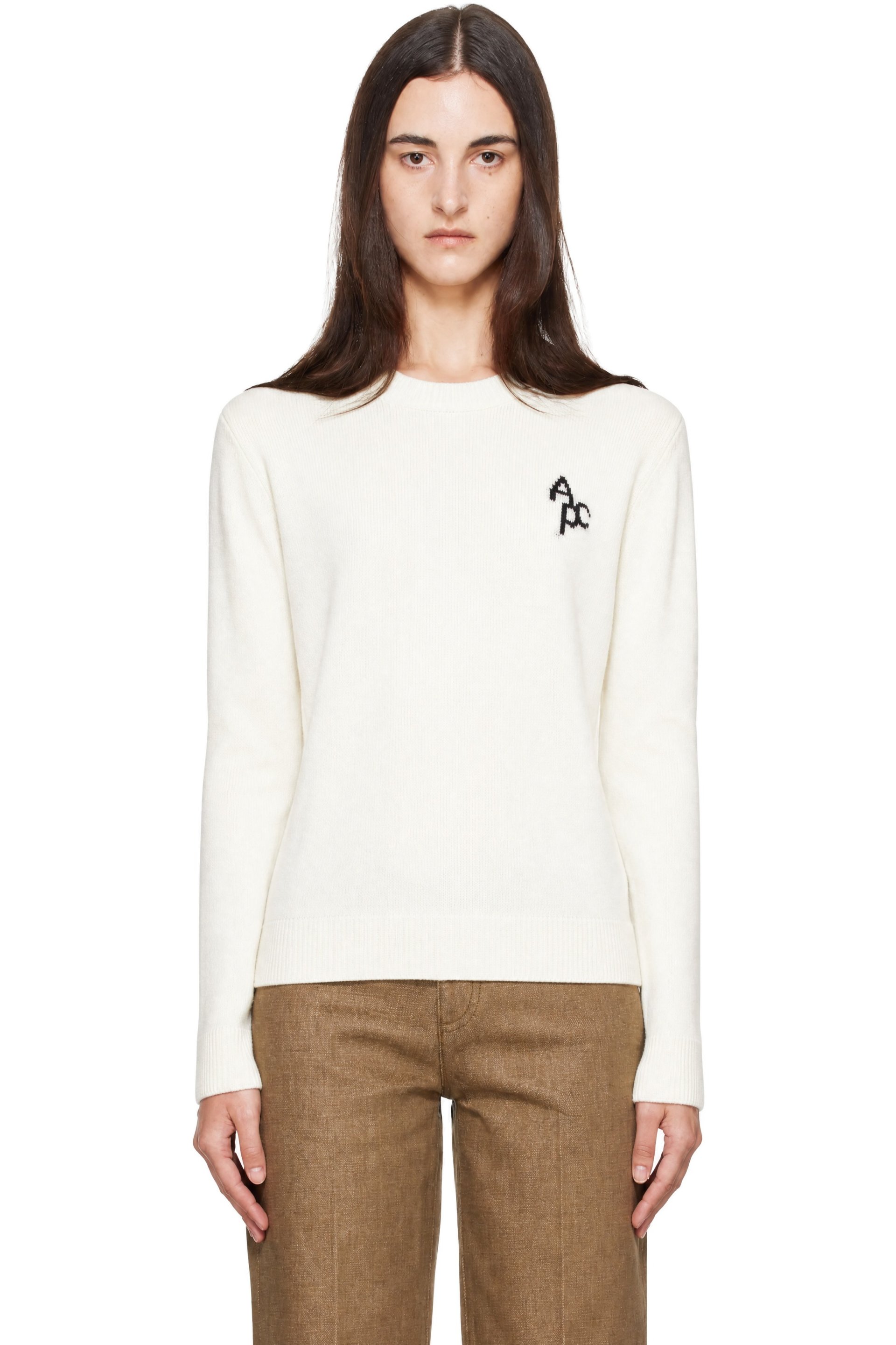 A.P.C. - Off-White Sonia Sweater