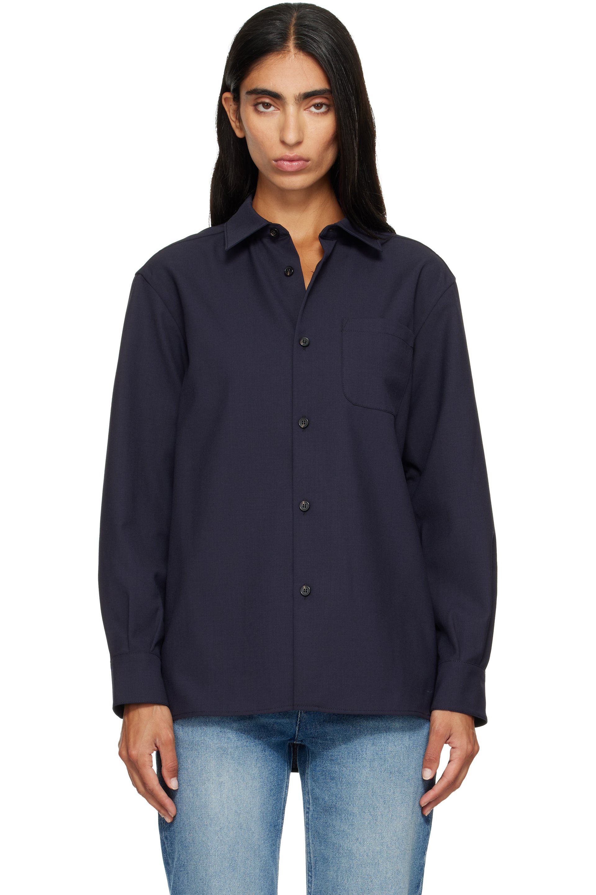 A.P.C. - Navy Elegant Overshirt