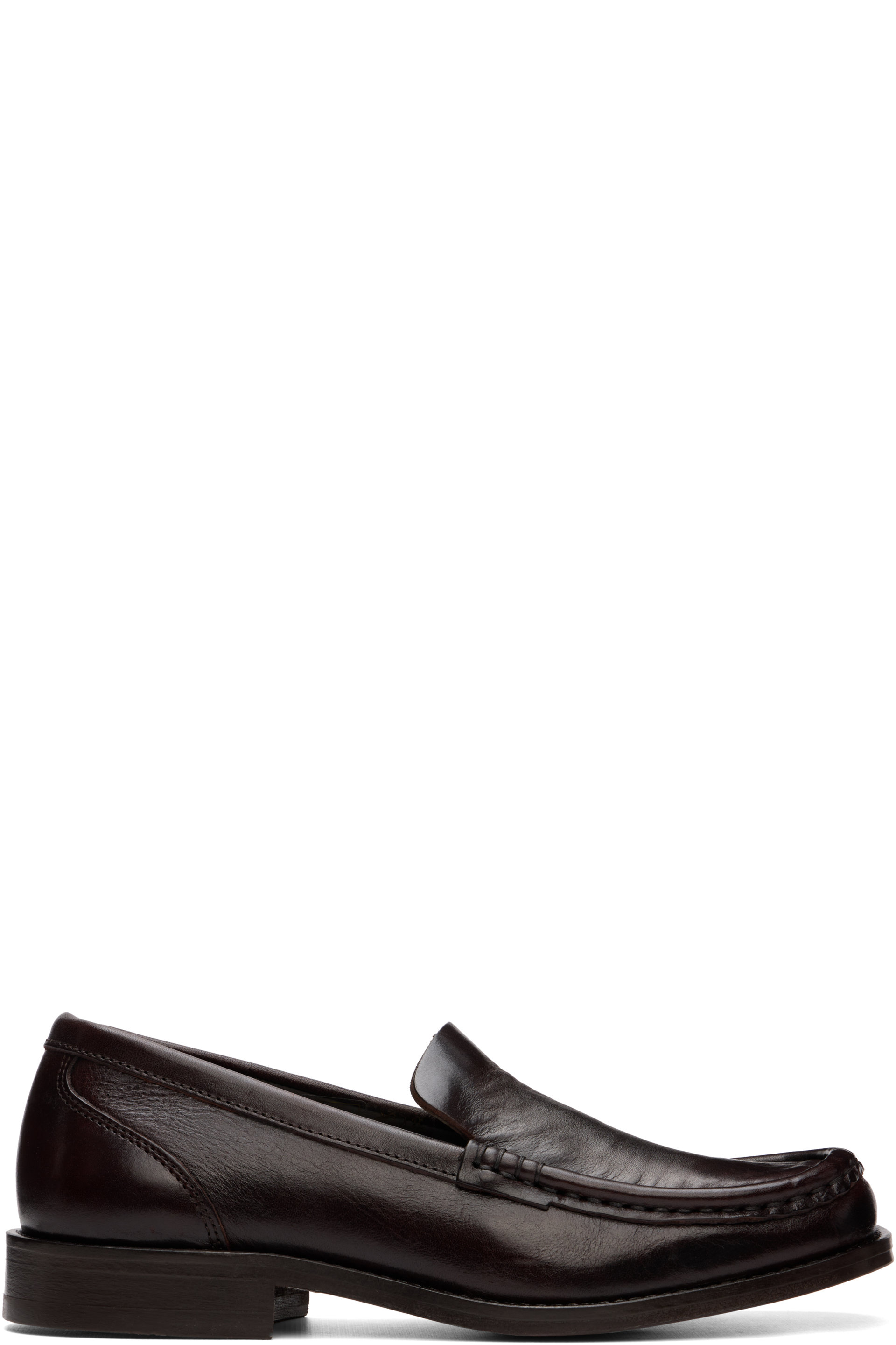 A.P.C. - Brown Romeo Vegetable-Tanned Leather Loafers