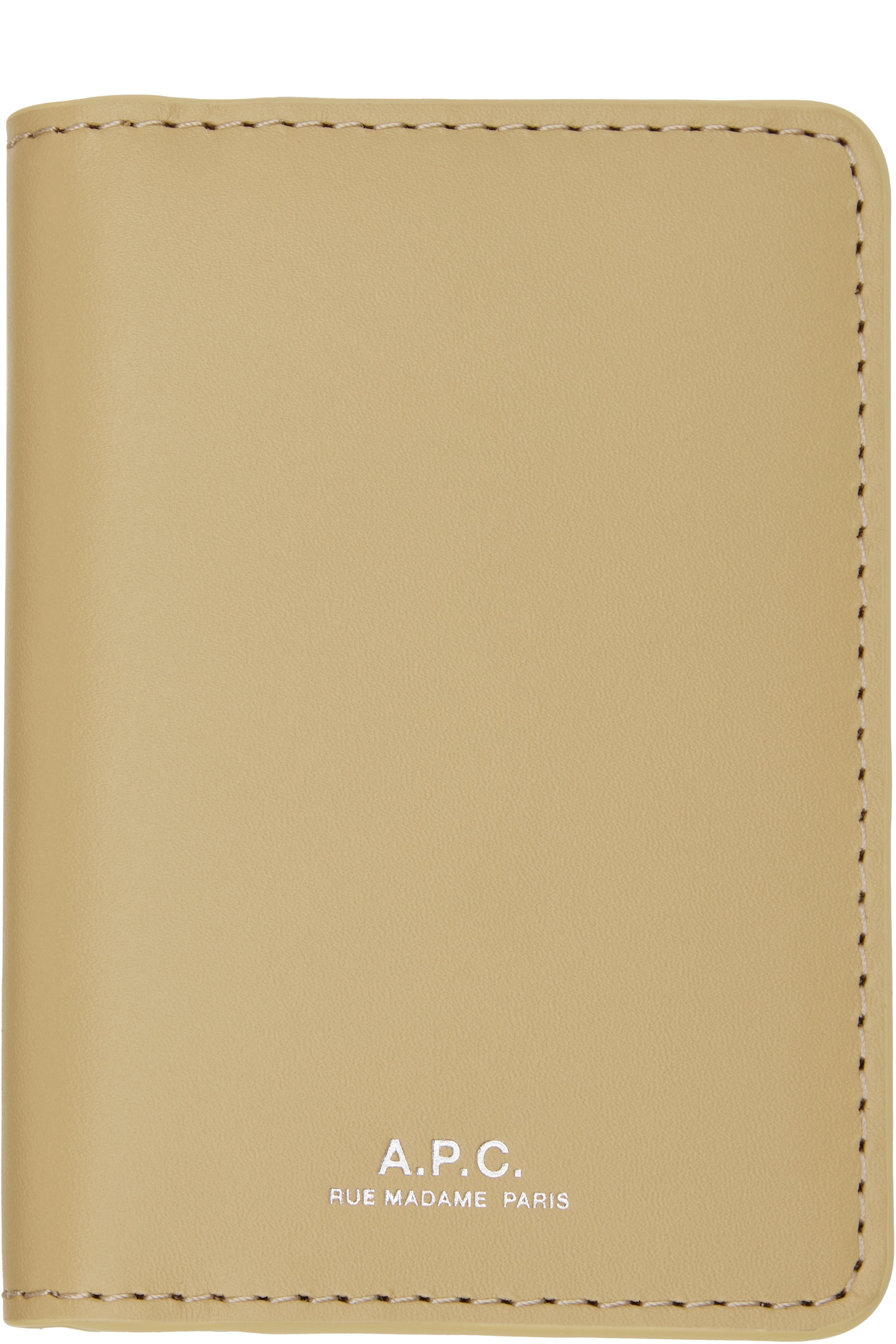 A.P.C. - Porte-carte Stefan beige