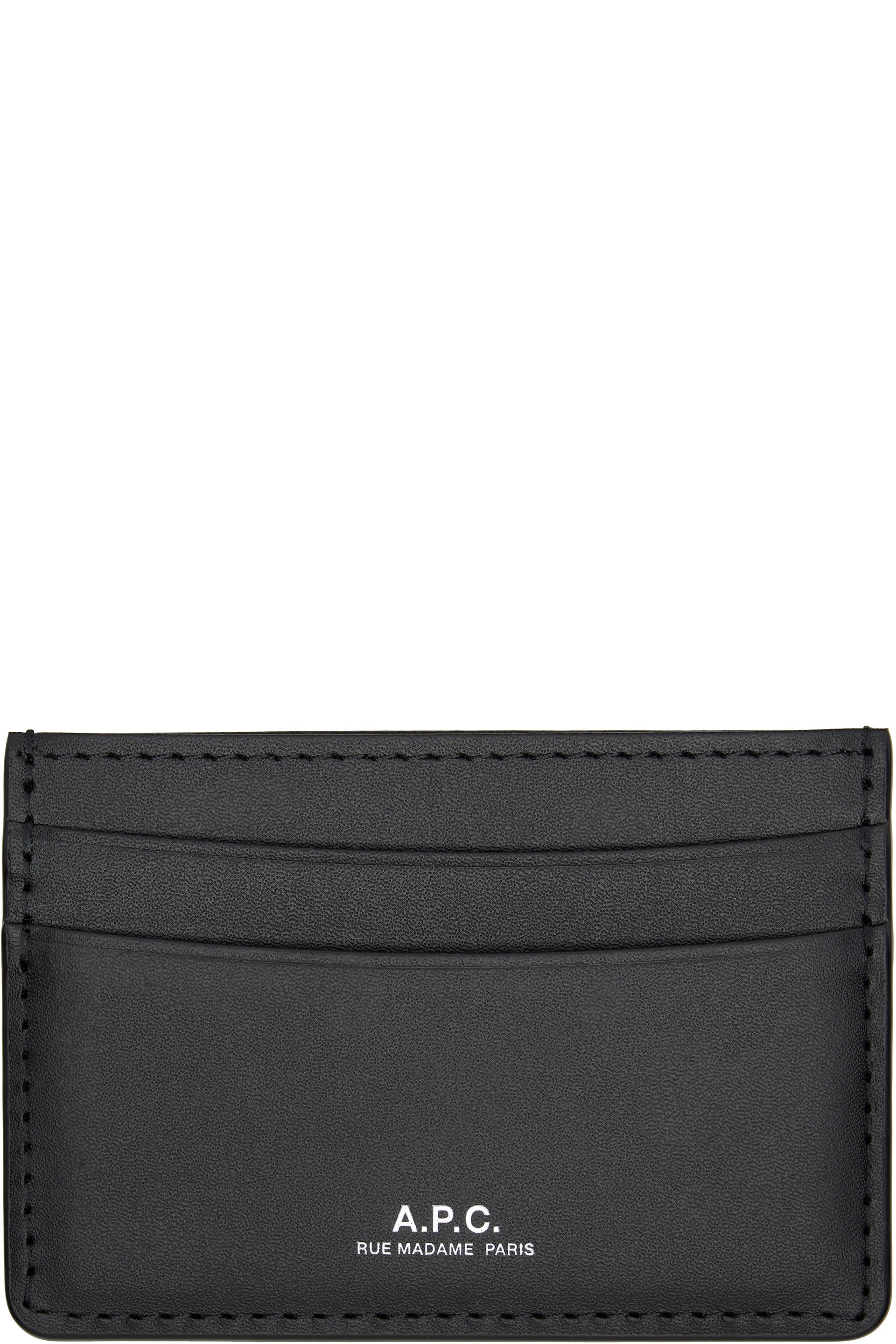 A.P.C. - Porte-carte André noir