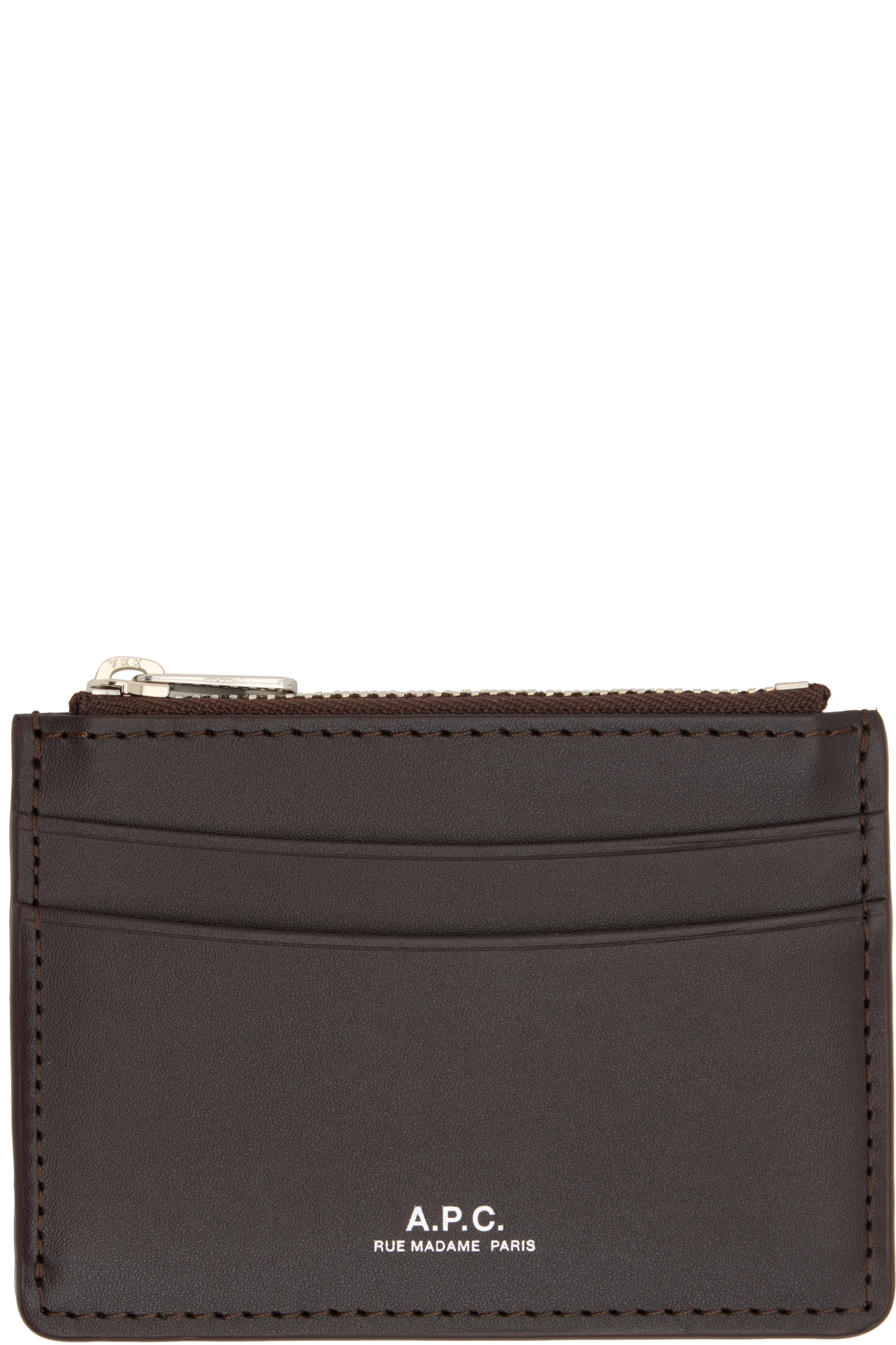 A.P.C. - Brown Paris Card Holder