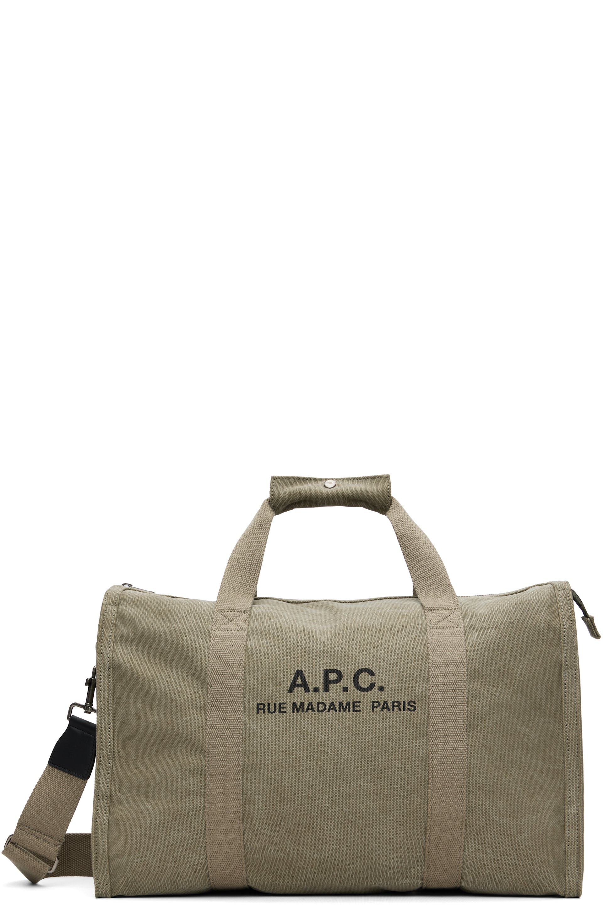A.P.C. - Sac de sport Recuperation kaki