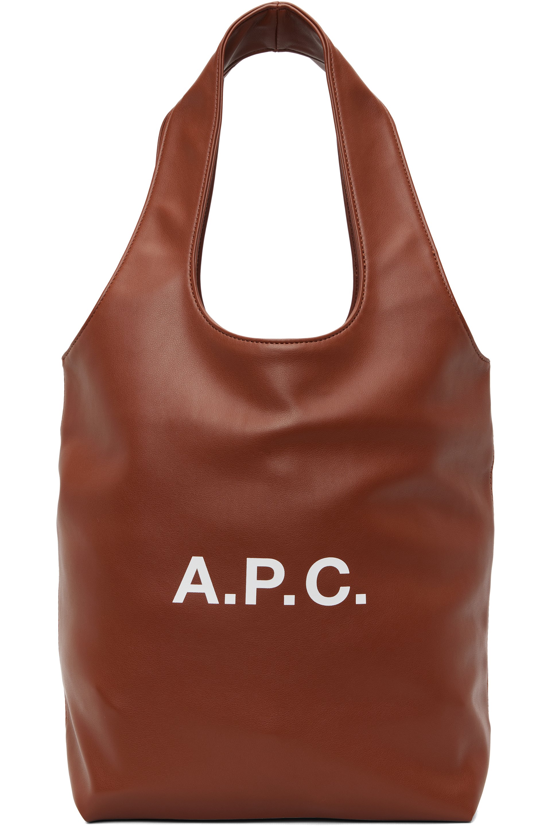 A.P.C. - 브라운 스몰 니논 토트백