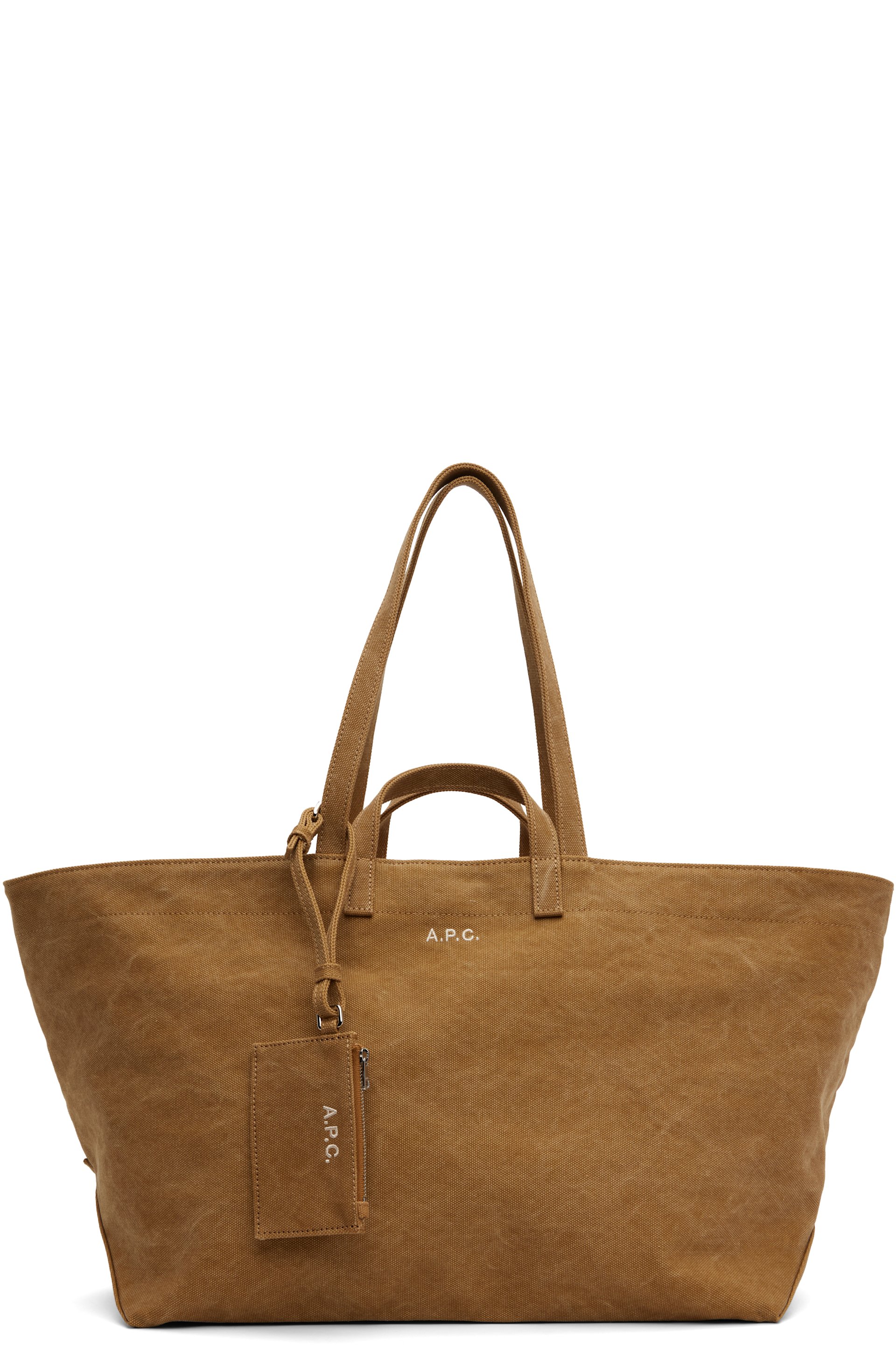 A.P.C. - Tan 'Le Drummer' Tote