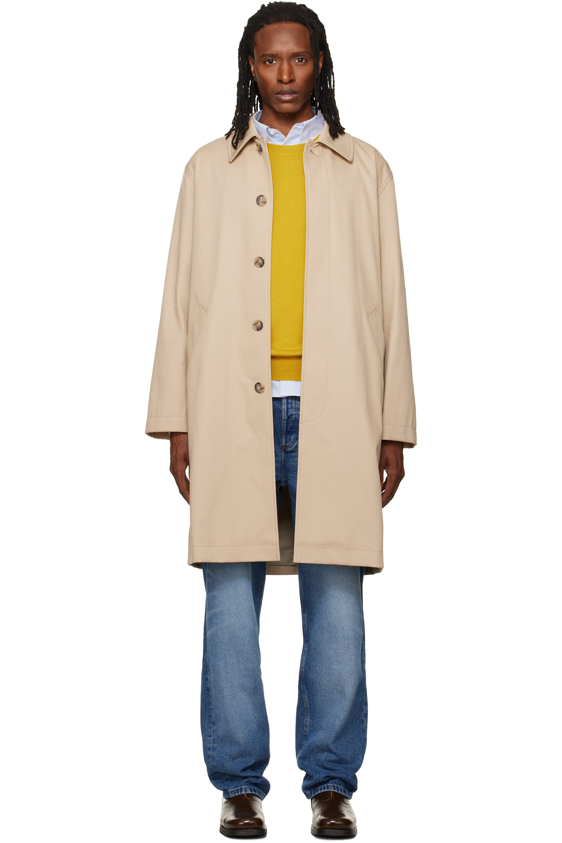 A.P.C. - Beige Urban Mac Coat