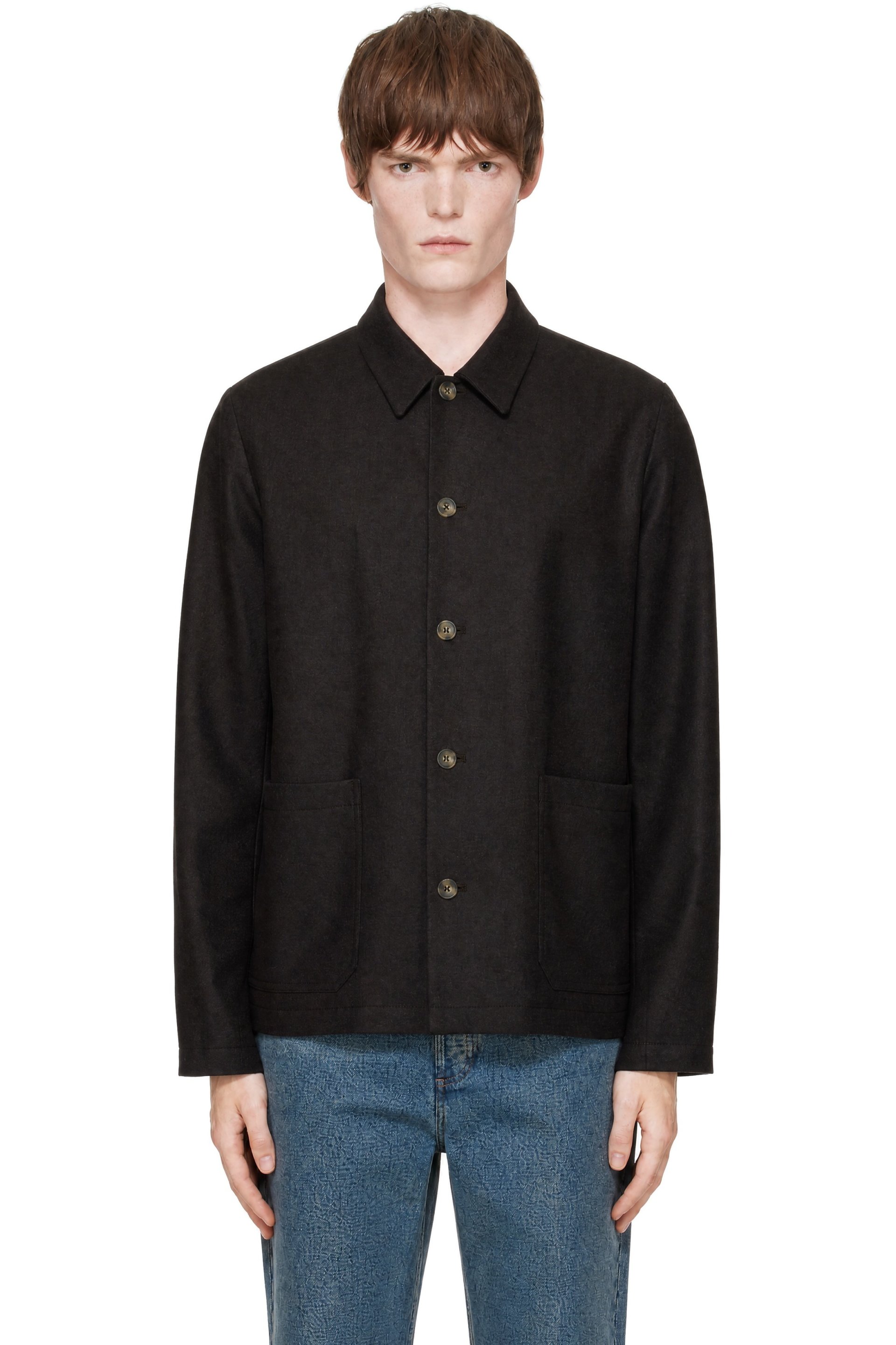 A.P.C. - Brown Brest Wool Jacket