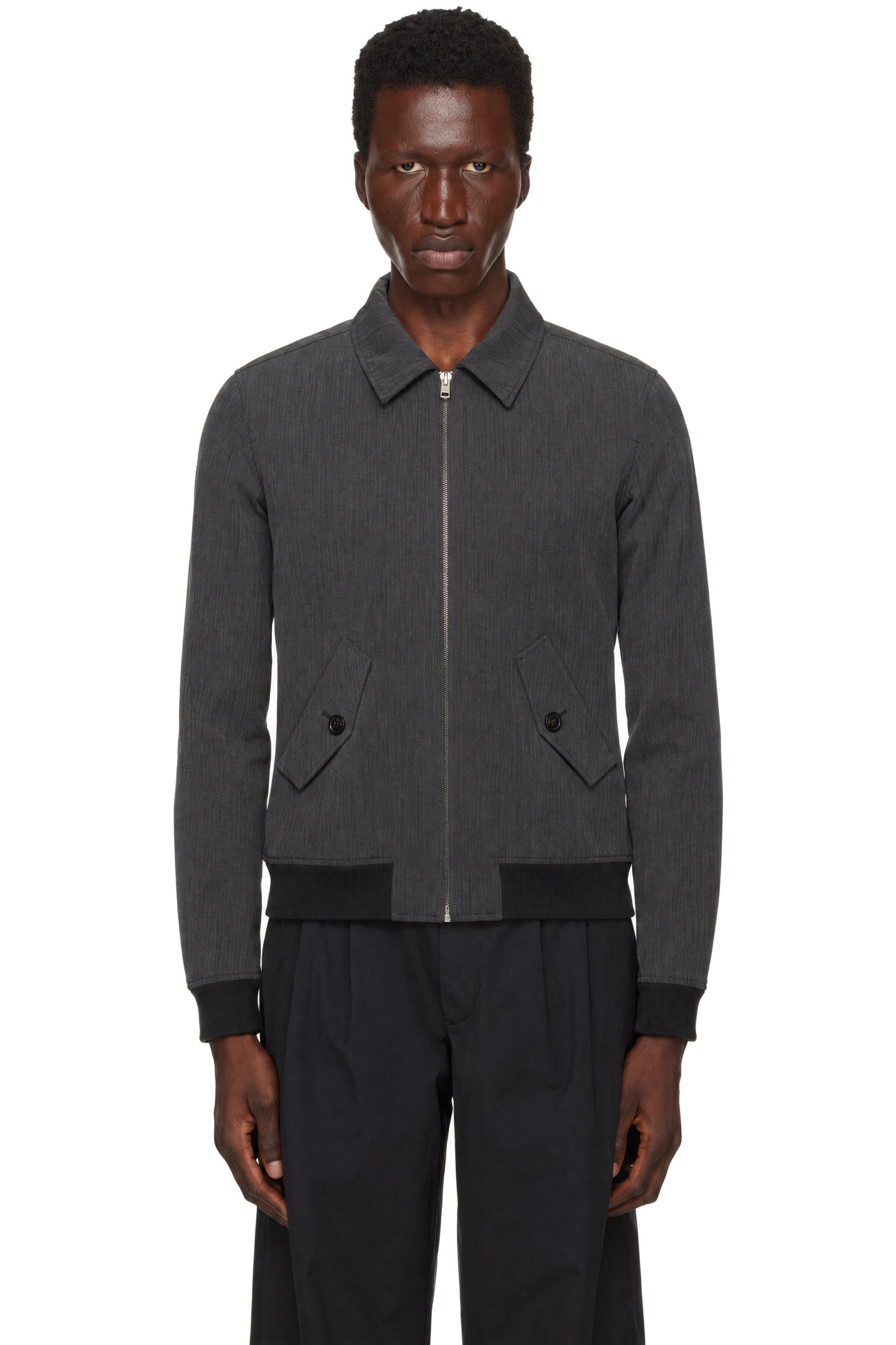A.P.C. - Gray Gaspard Cotton-Wool Blend Jacket