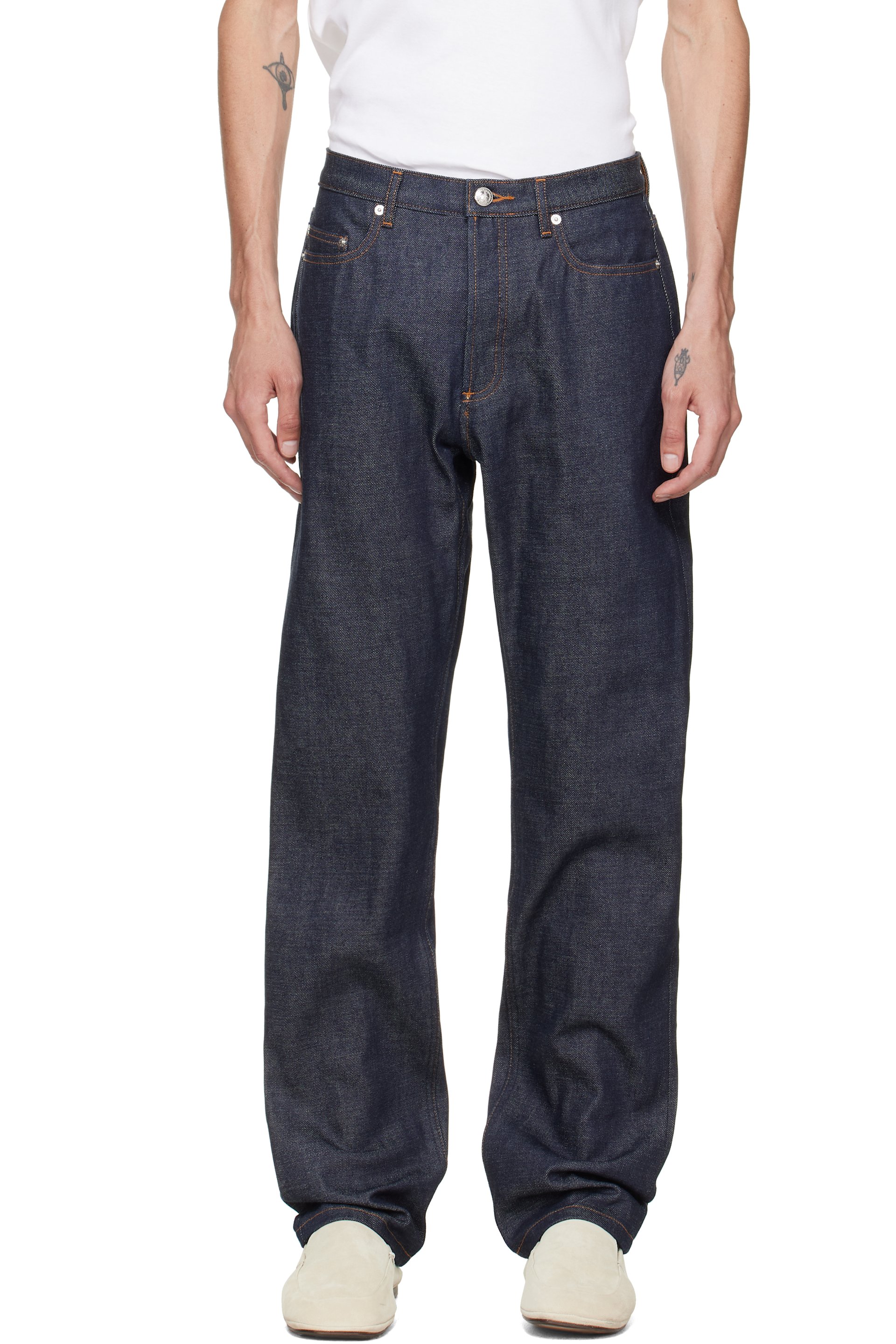 A.P.C. - Navy New Standard Jeans