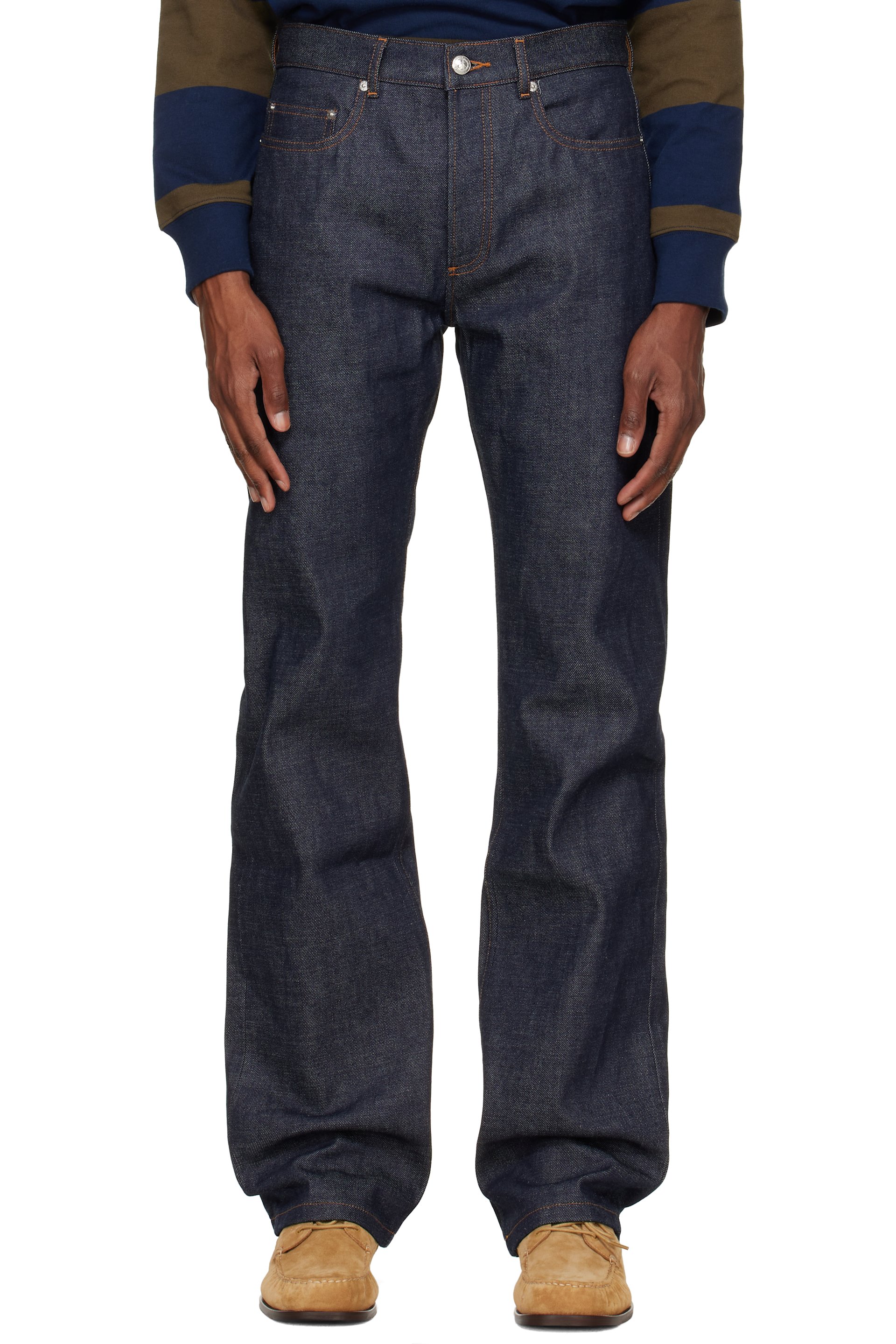 A.P.C. - Jean Rescue bleu marine