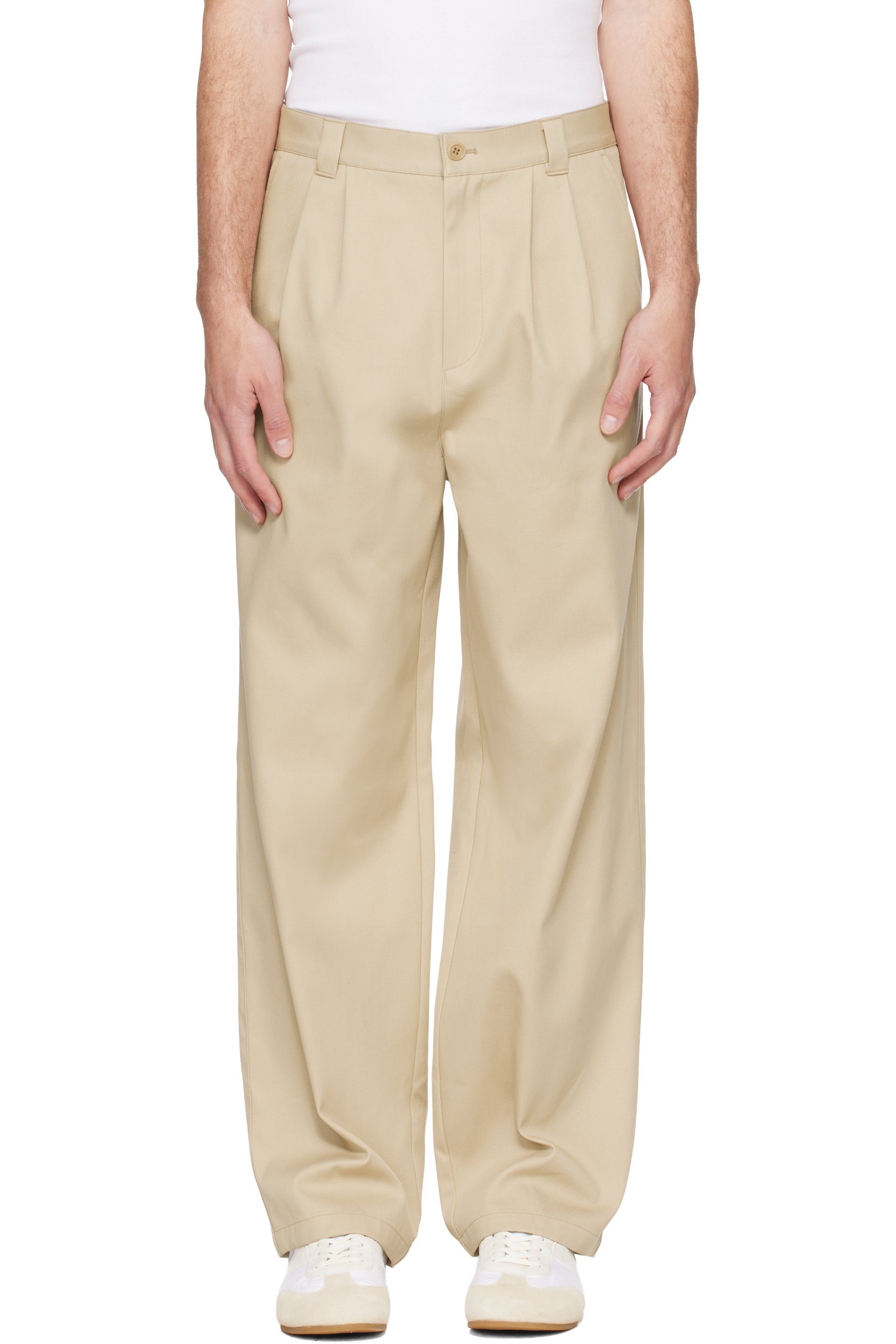 A.P.C. - Beige Ricky Trousers