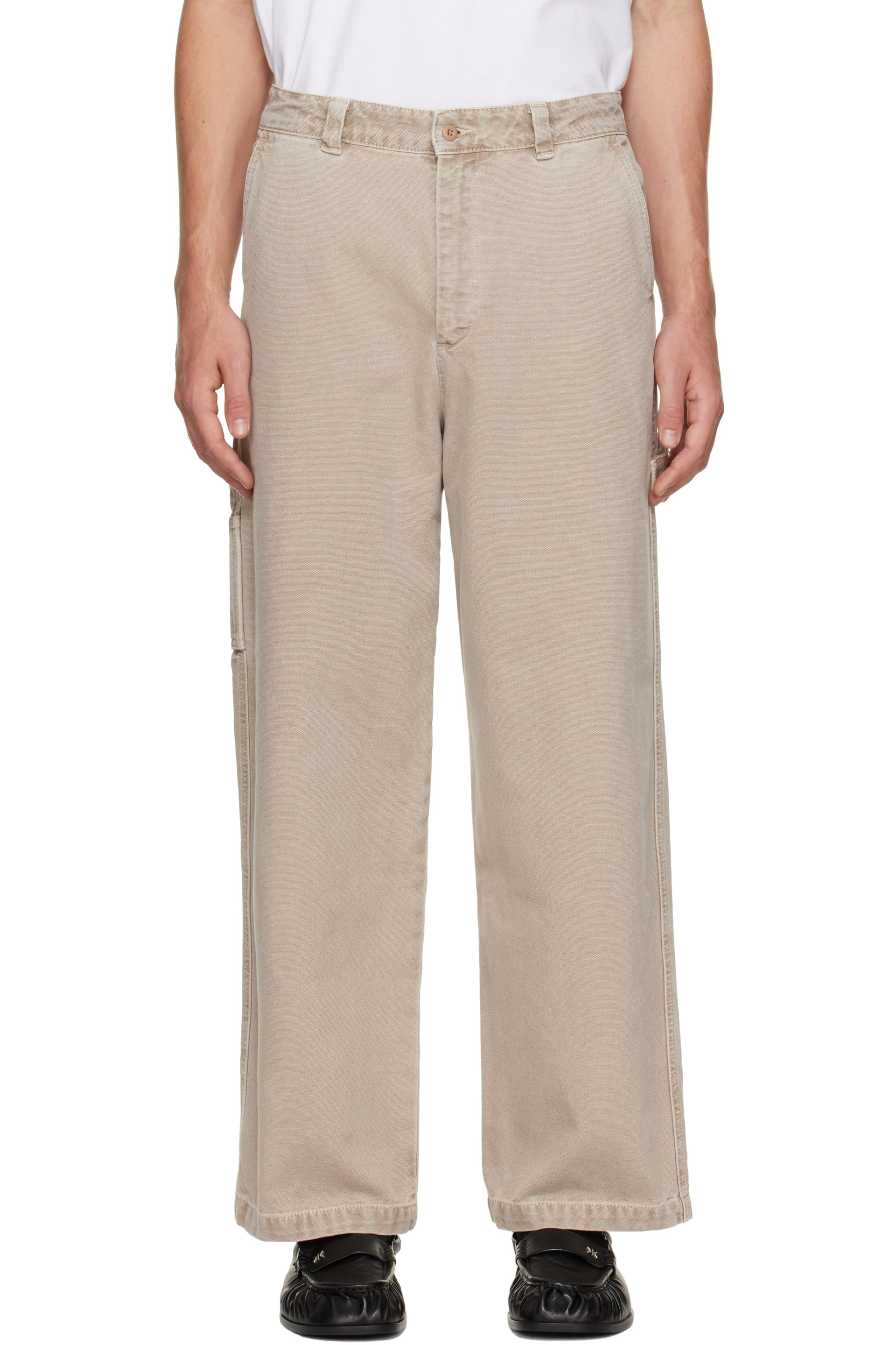 A.P.C. - 驼色 Canvas Carpenter 长裤