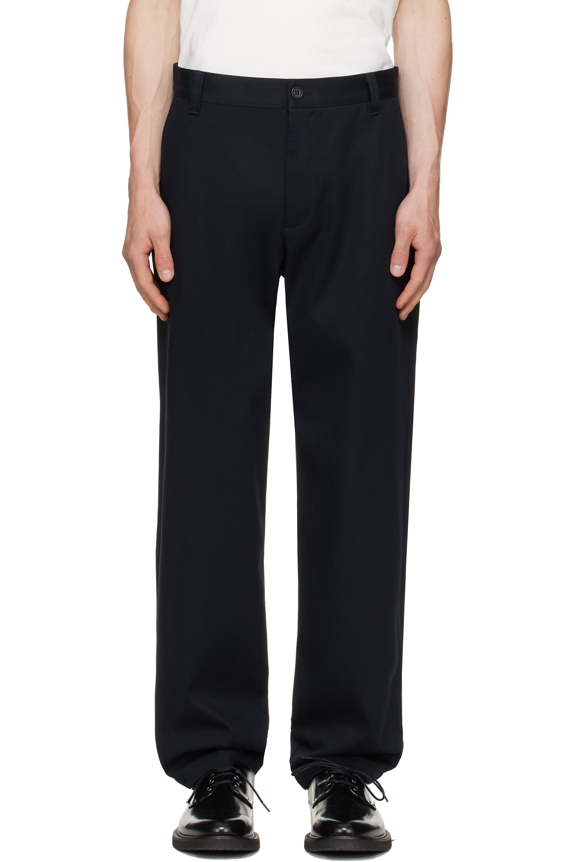 A.P.C. - Navy Lawrence Chino Trousers