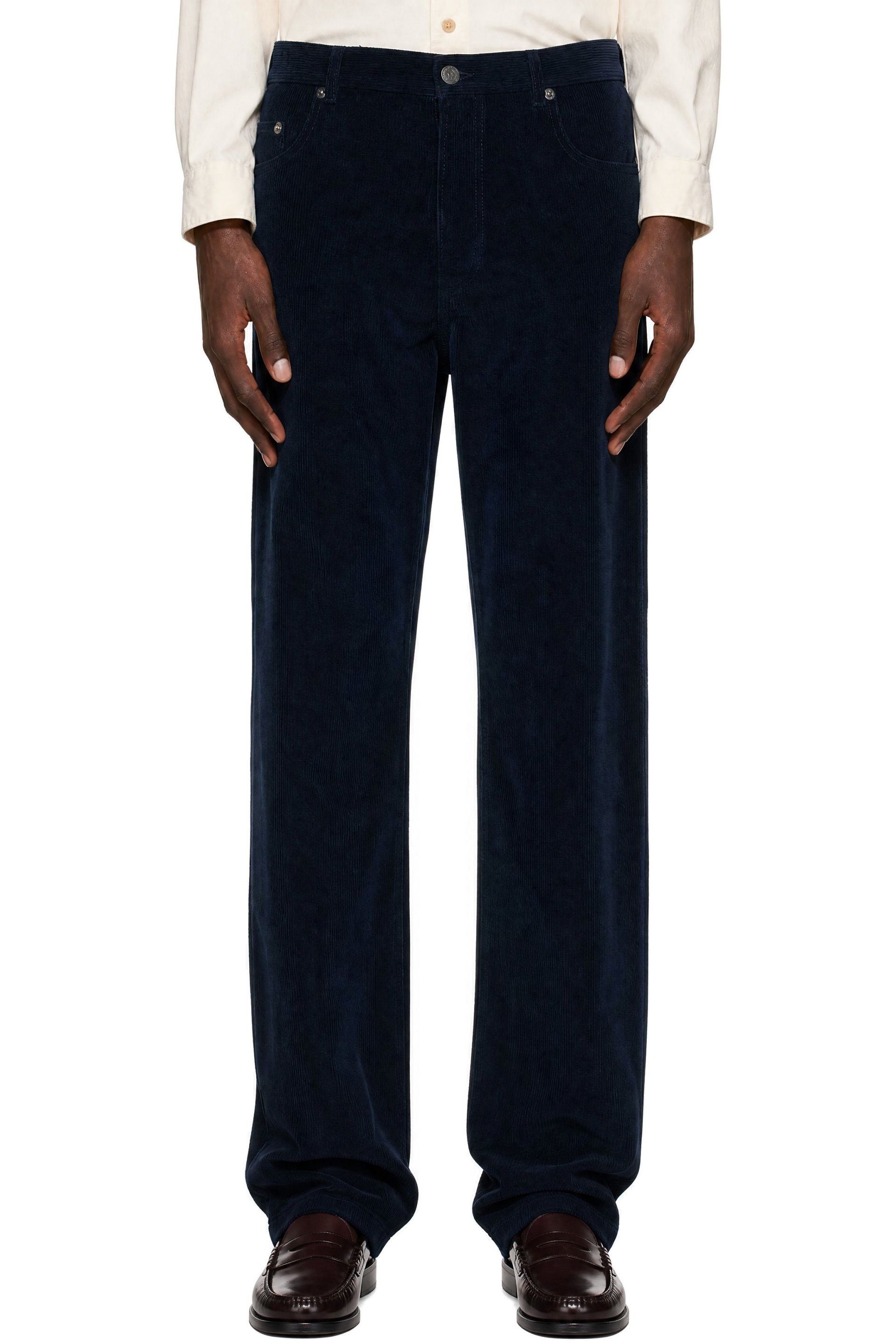 A.P.C. - Navy Fairfax Trousers