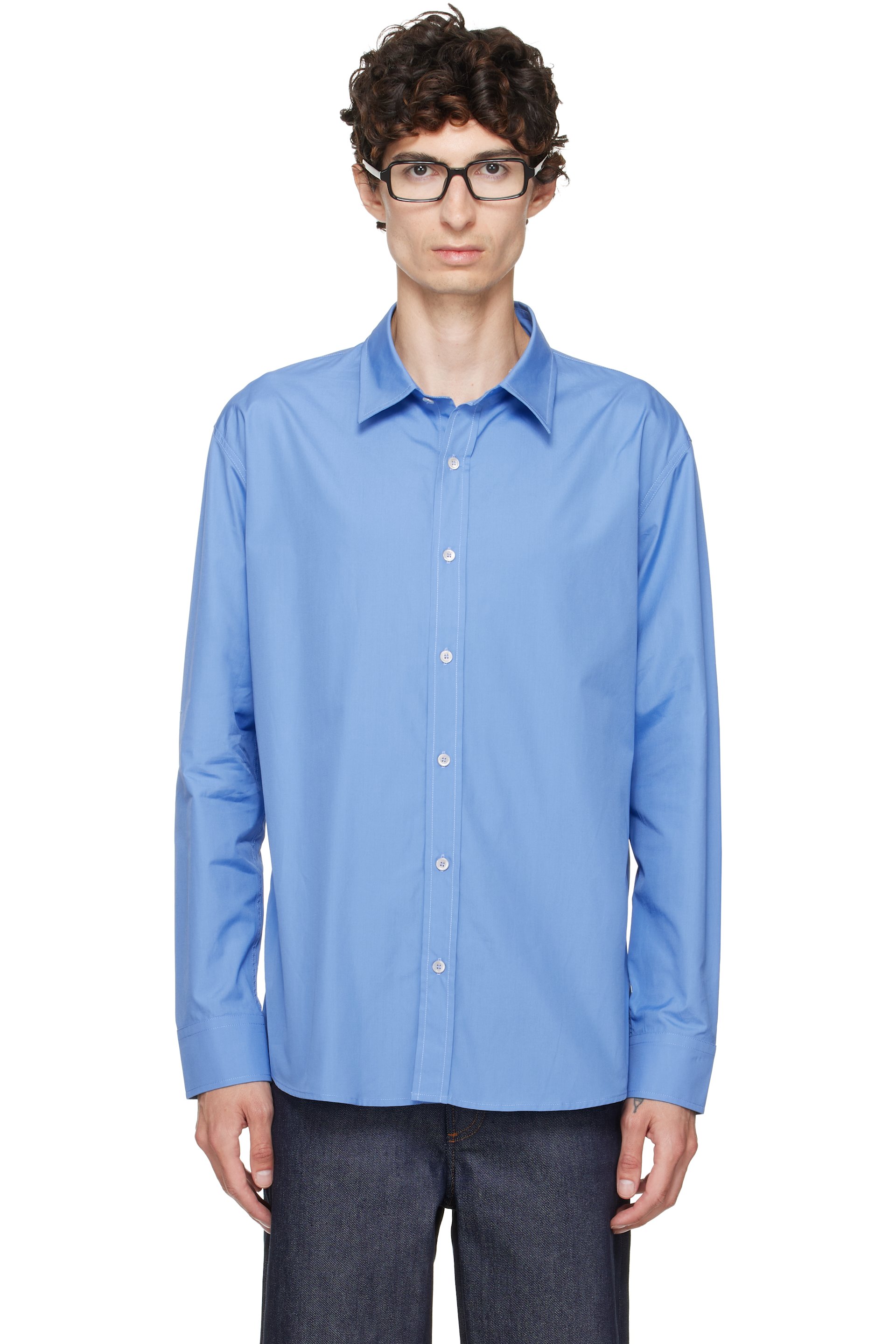 A.P.C. - Blue Organic Cotton Shirt