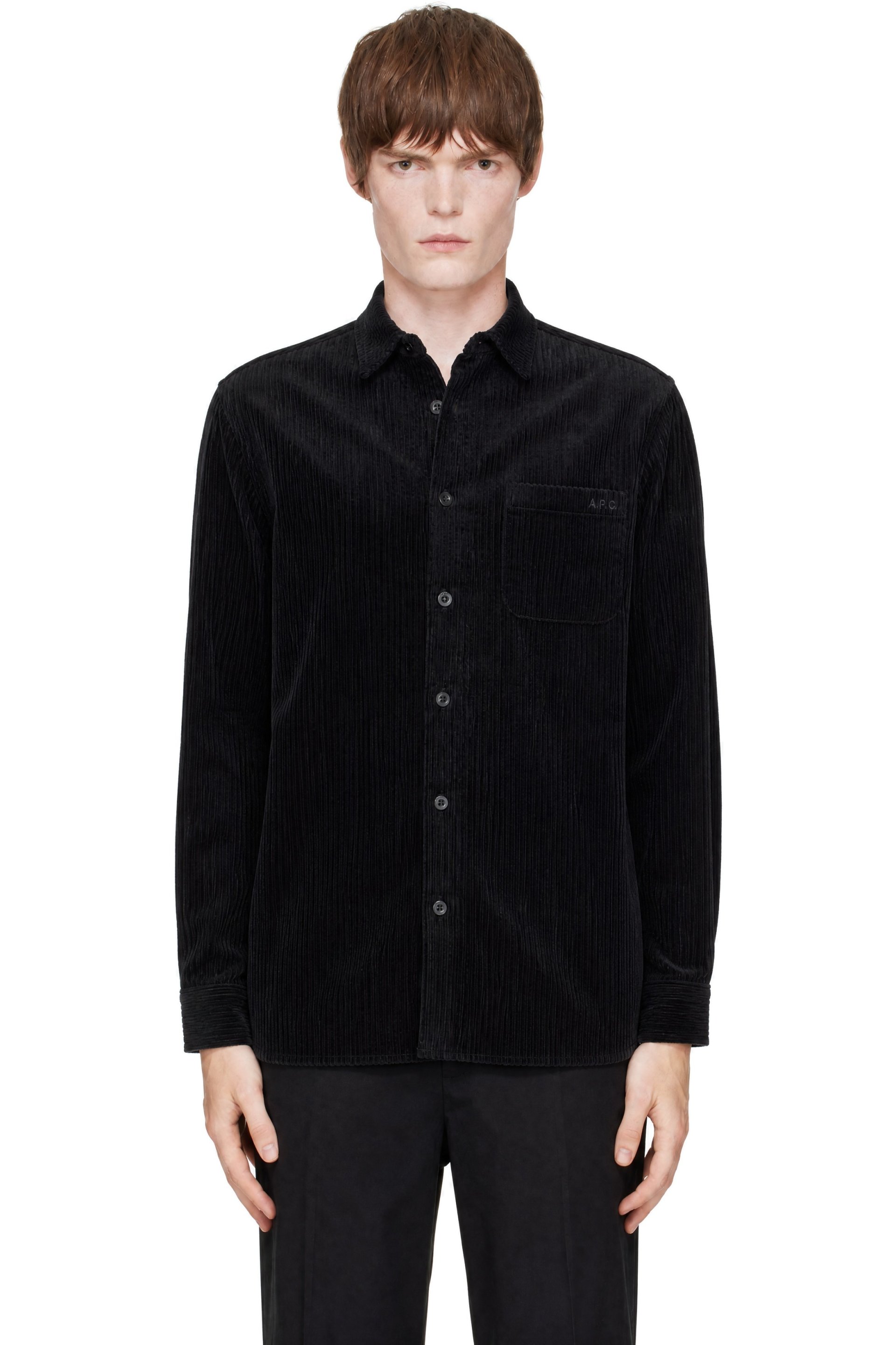 A.P.C. - Black Mateo Logo Shirt