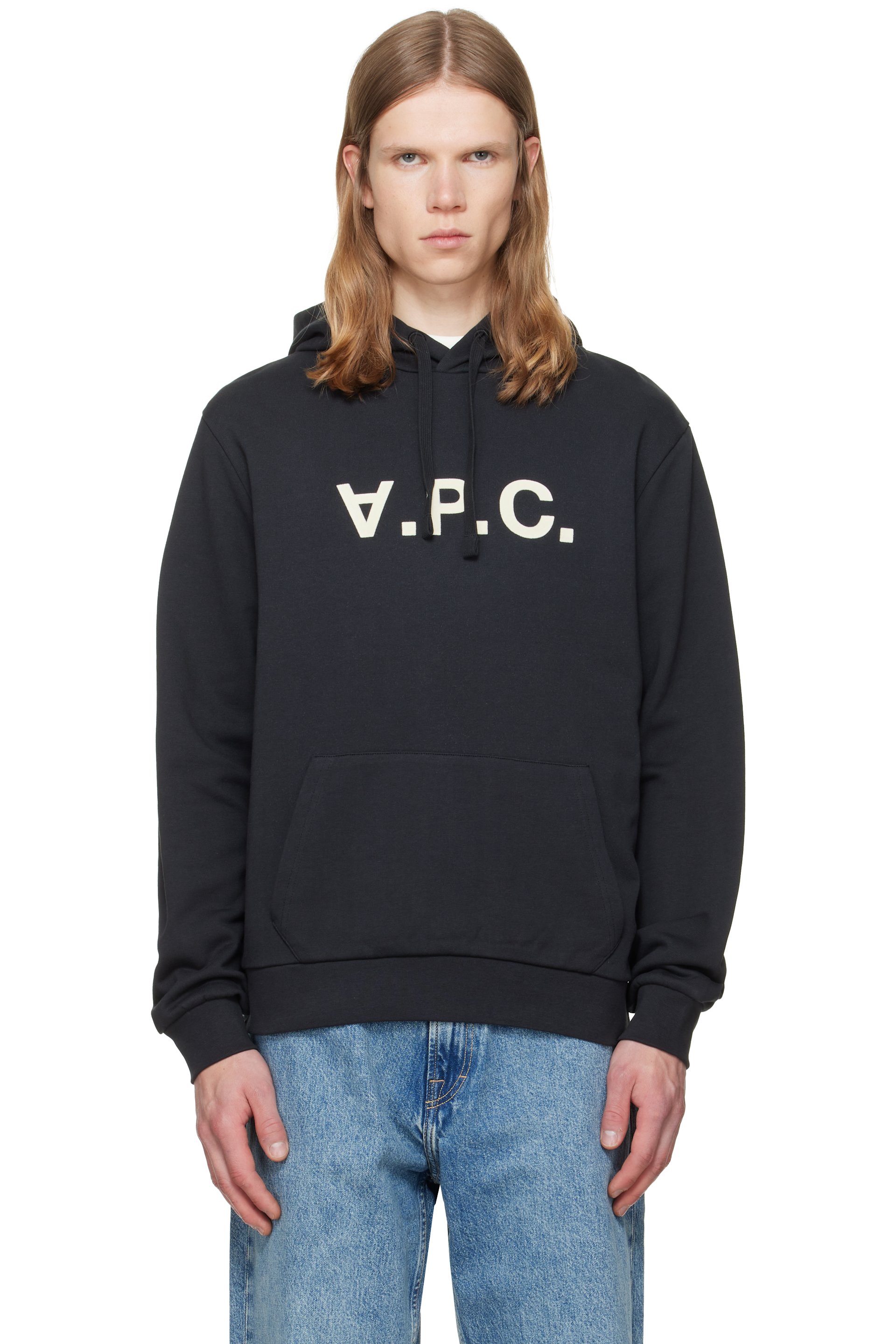 A.P.C. - Black Standard Grand 'VPC' Hoodie
