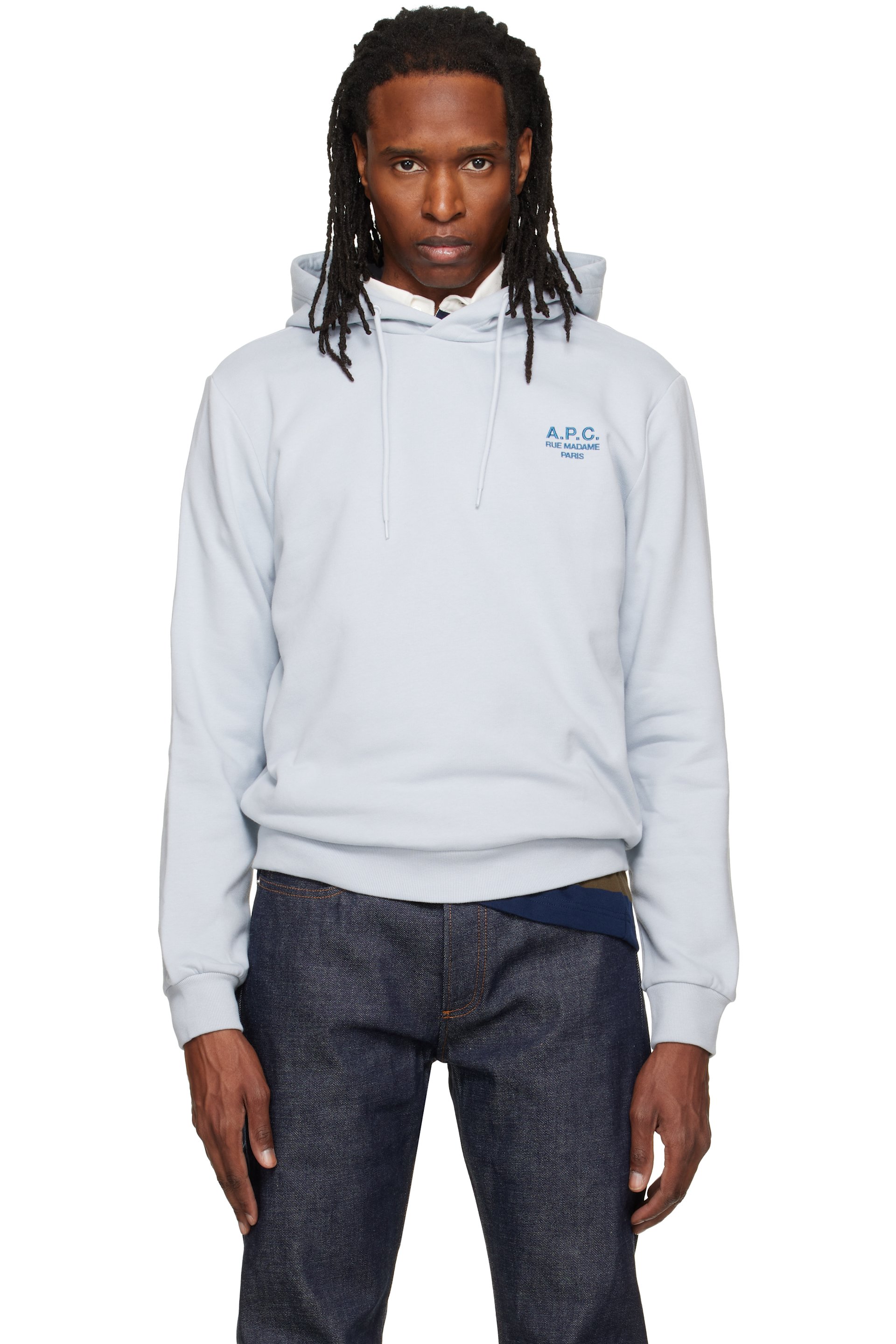 A.P.C. - ブルー Standard 'Rue Madame' フーディ