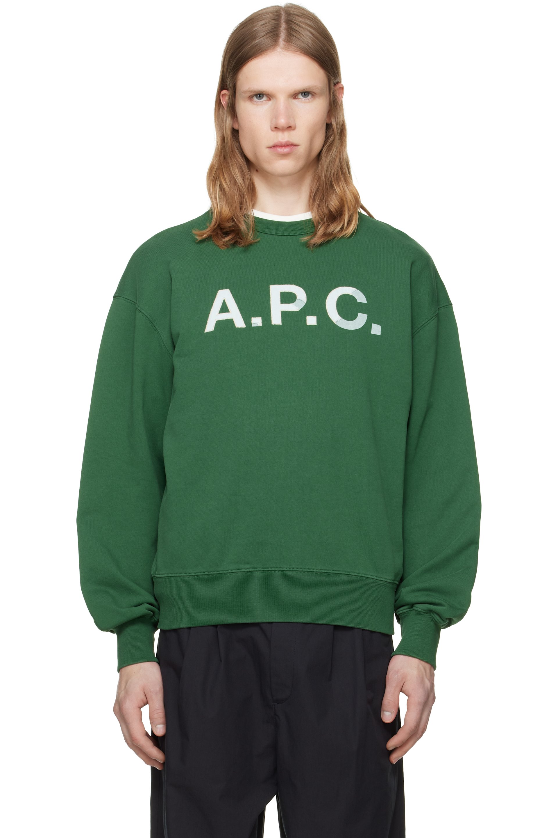 A.P.C. - Green Vintage 'APC' Sweatshirt