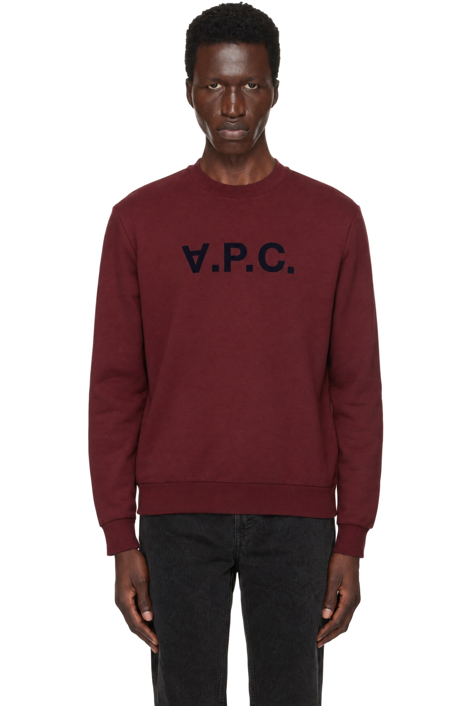 A.P.C. - Burgundy Standard Grand 'VPC' Sweatshirt
