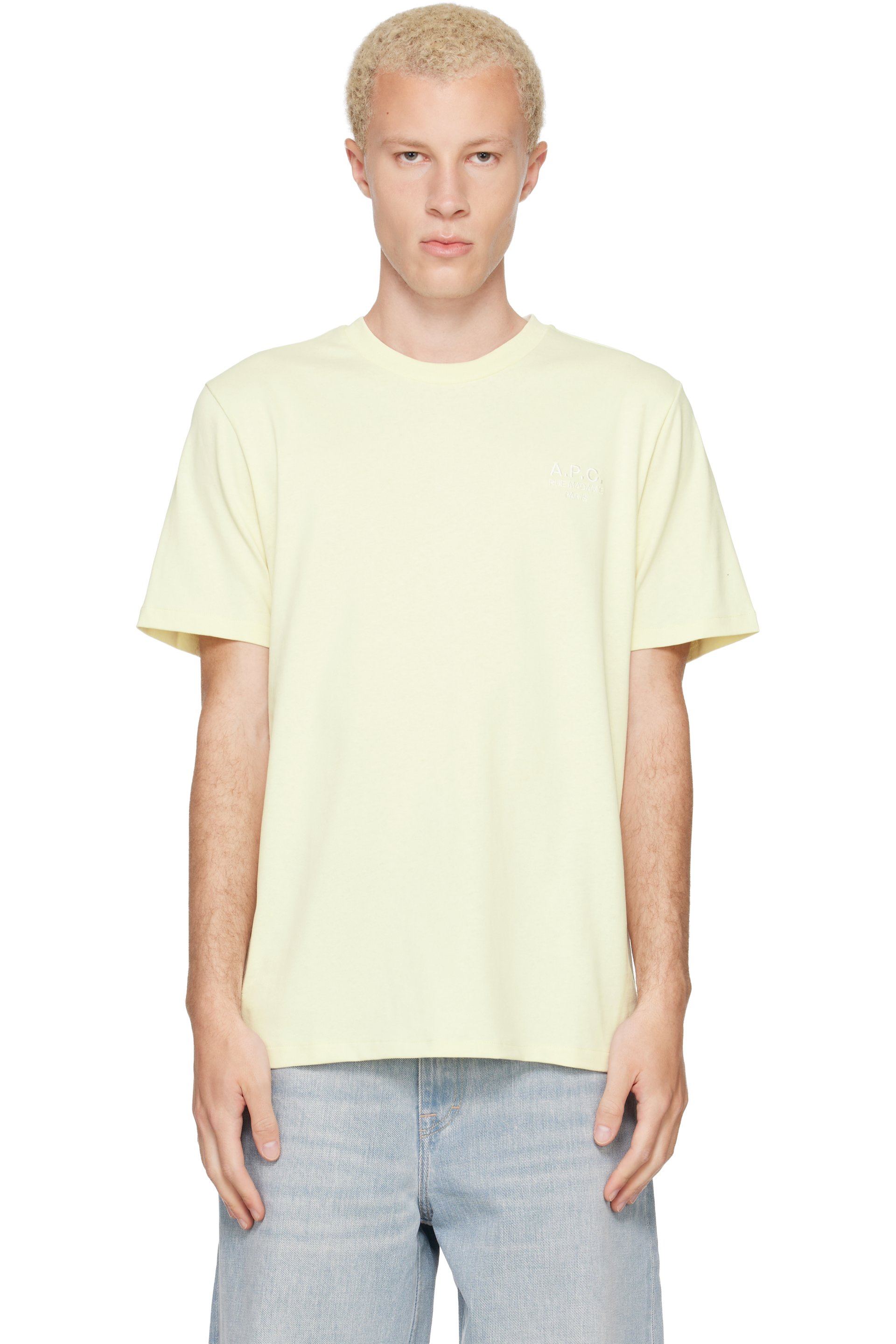 A.P.C. - Off-White Standard 'Rue Madame' T-shirt