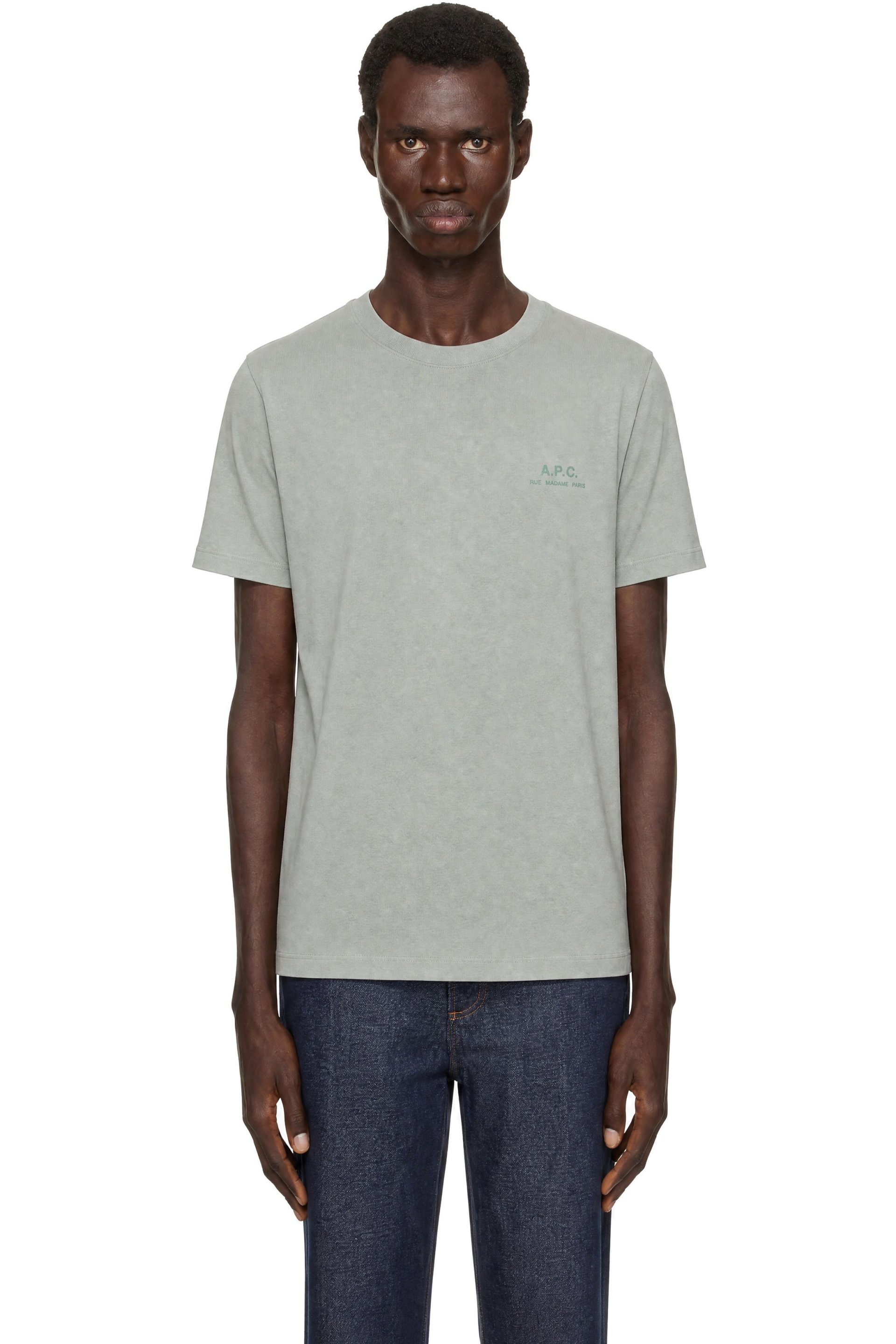 A.P.C. - Green Logo T-shirt